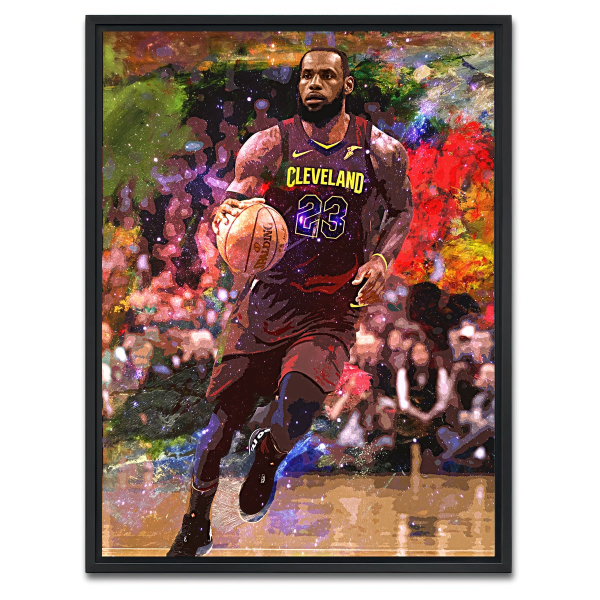 AUTO-MOCKUP WHITE | King James | 1 Piece | Black Framed Canvas | group=3x4