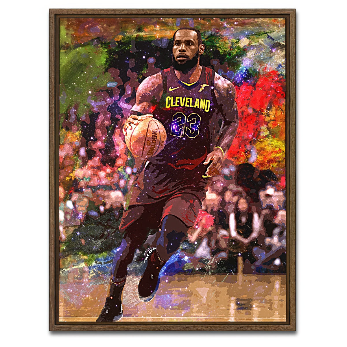 AUTO-MOCKUP WHITE | King James | 1 Piece | Walnut Framed Canvas | group=3x4