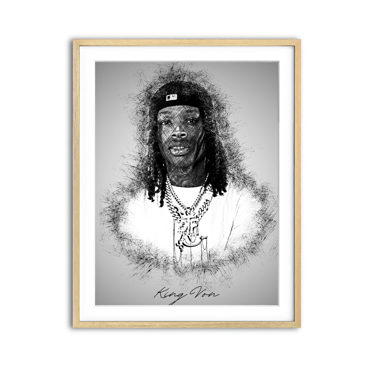 Framed Print 3x4 Natural