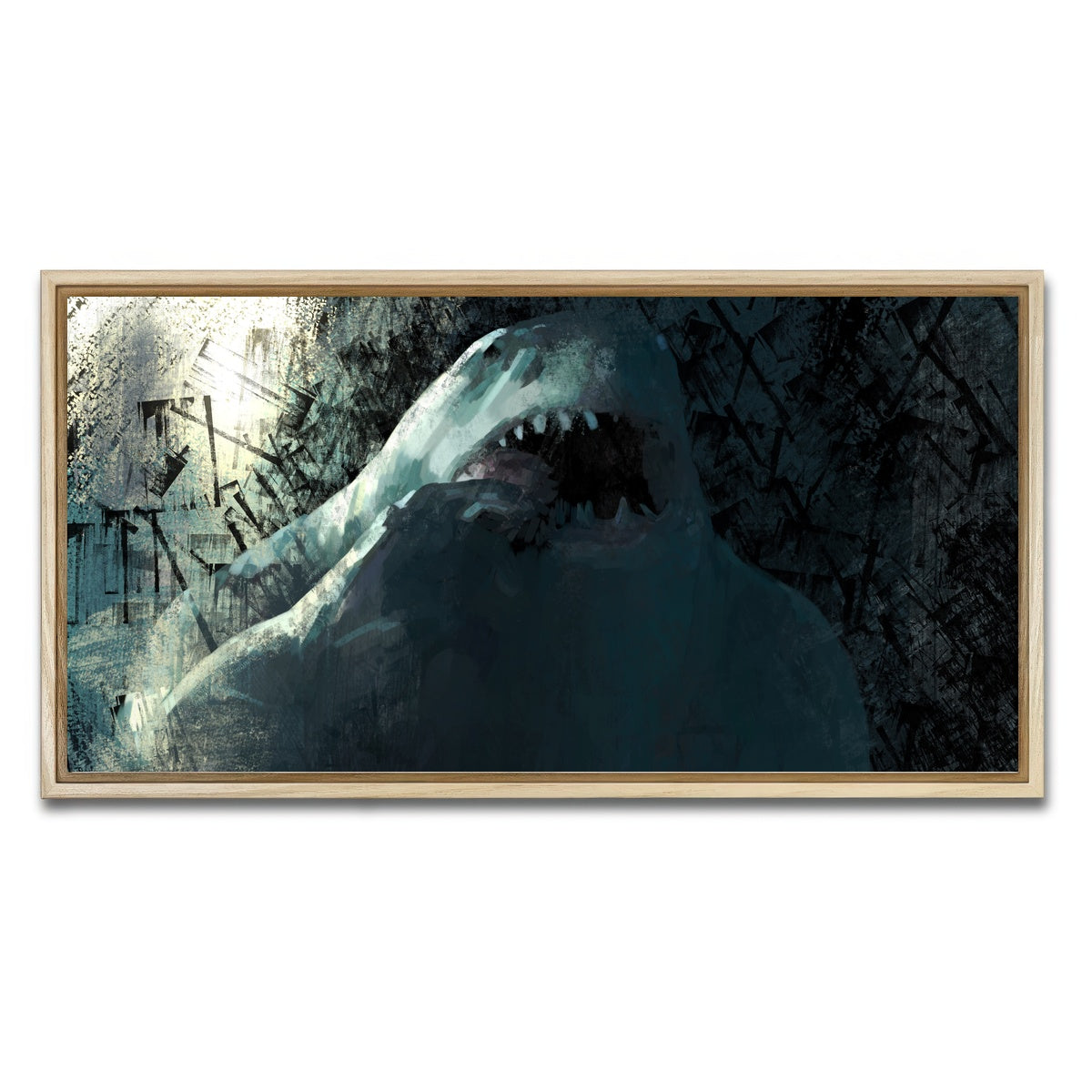 AUTO-MOCKUP WHITE | King | 1 Piece | Natural Framed Canvas | group=2x1