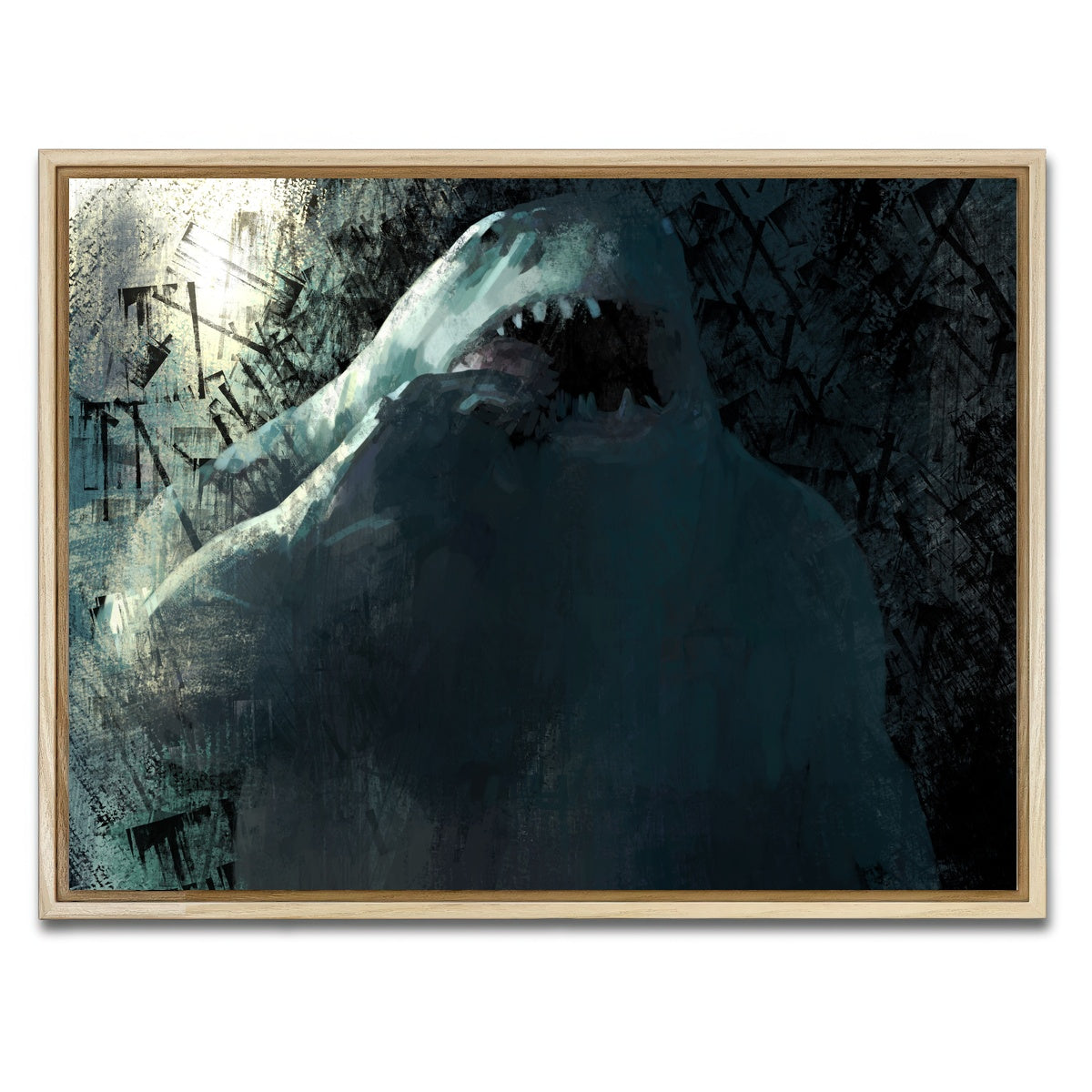 AUTO-MOCKUP WHITE | King | 1 Piece | Natural Framed Canvas | group=4x3