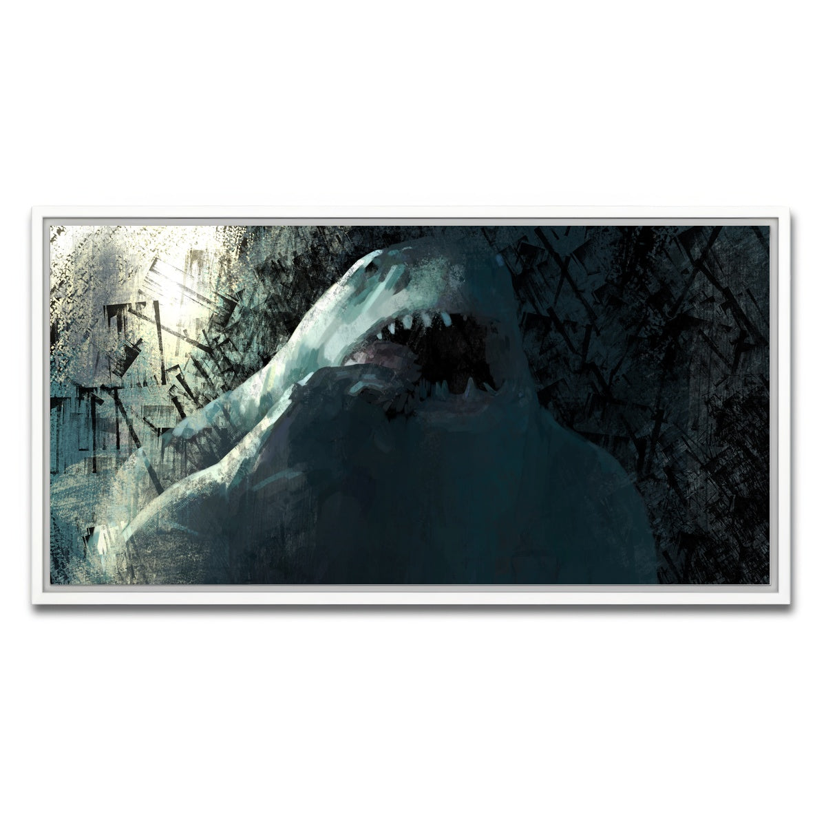 AUTO-MOCKUP WHITE | King | 1 Piece | White Framed Canvas | group=2x1