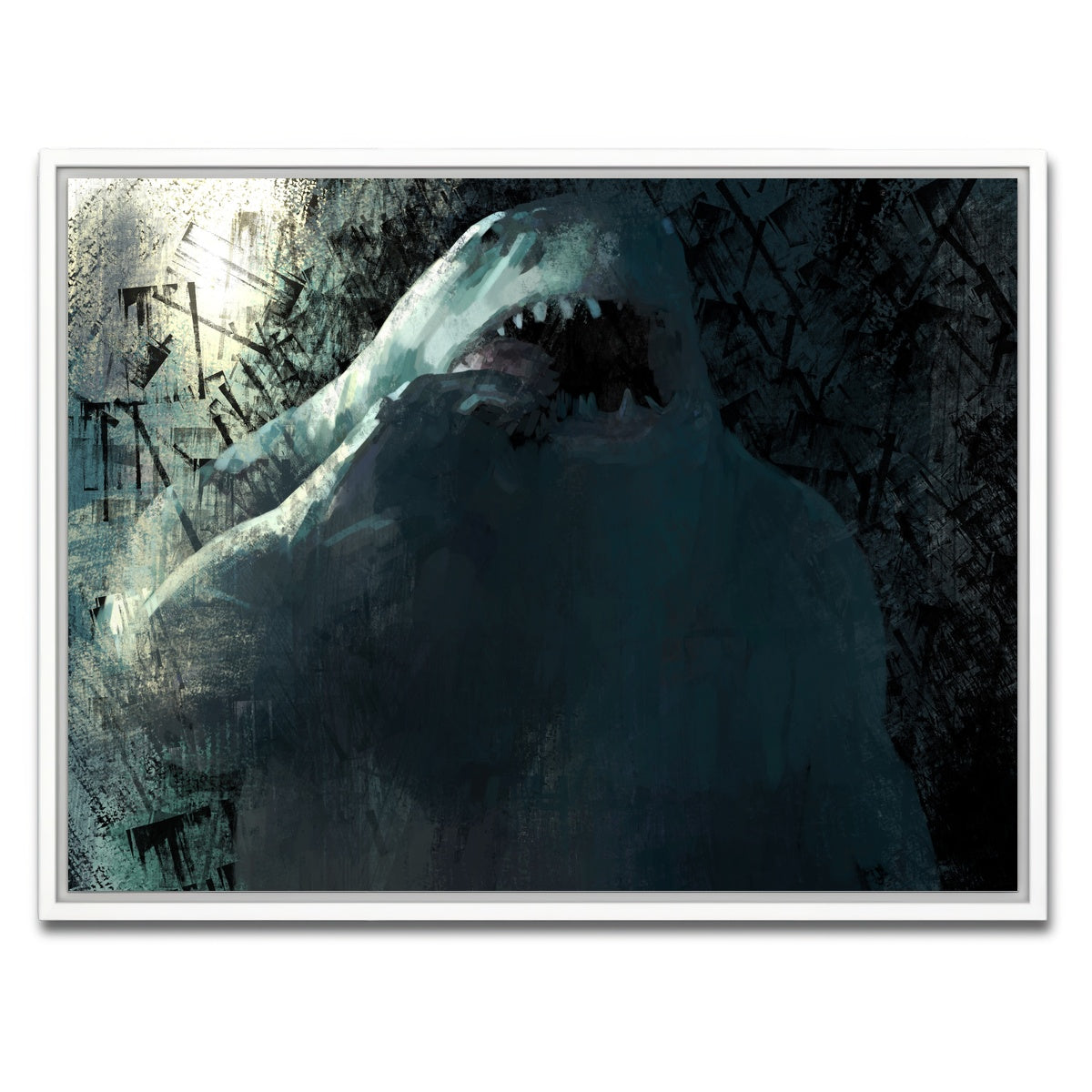 AUTO-MOCKUP WHITE | King | 1 Piece | White Framed Canvas | group=4x3