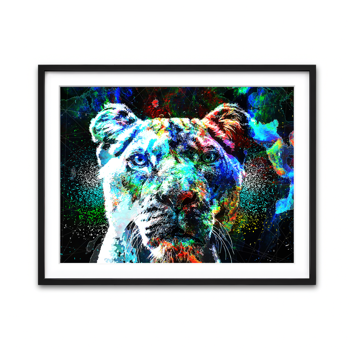 Framed Print 4x3 Black
