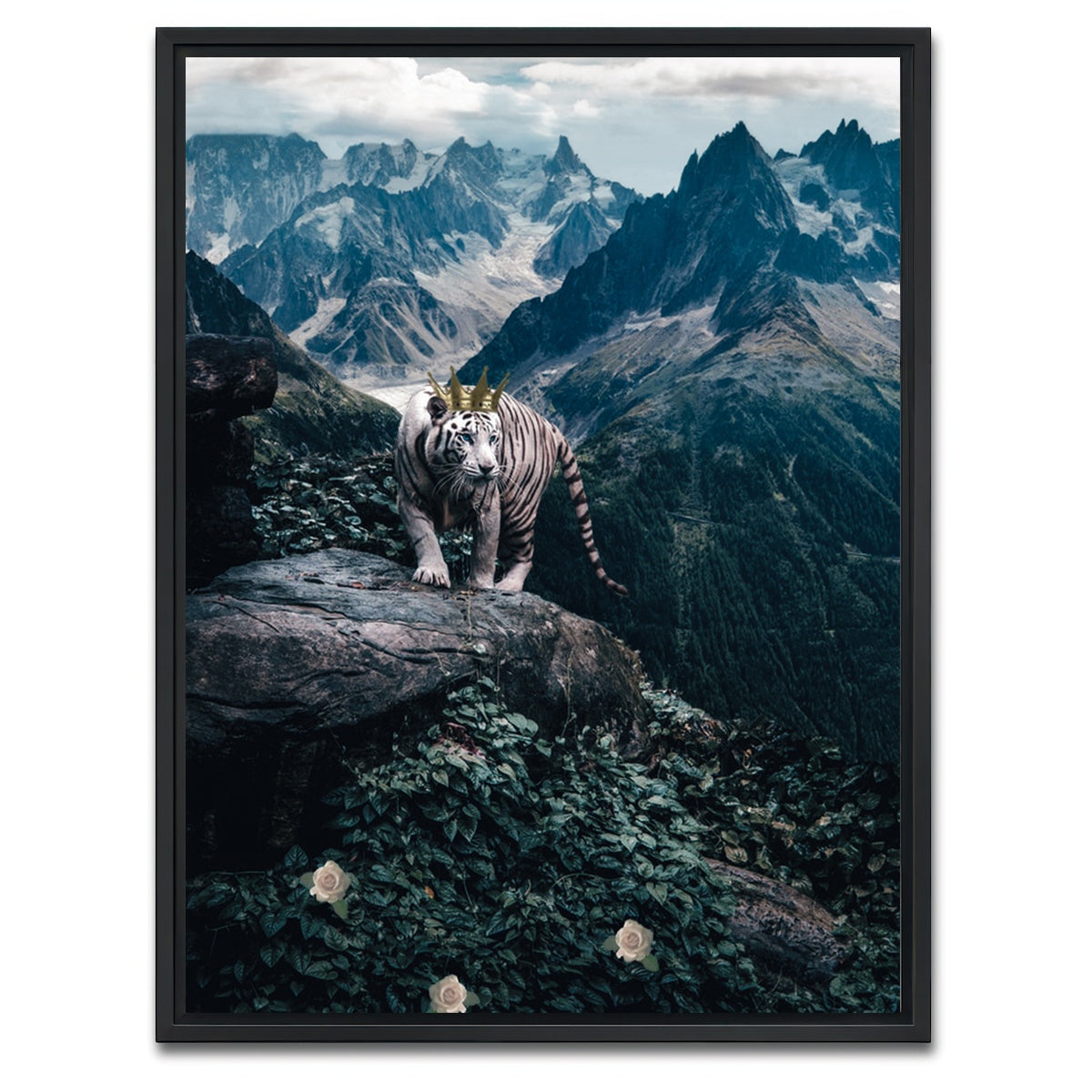 AUTO-MOCKUP WHITE | King of the Valley | 1 Piece | Black Framed Canvas | group=3x4