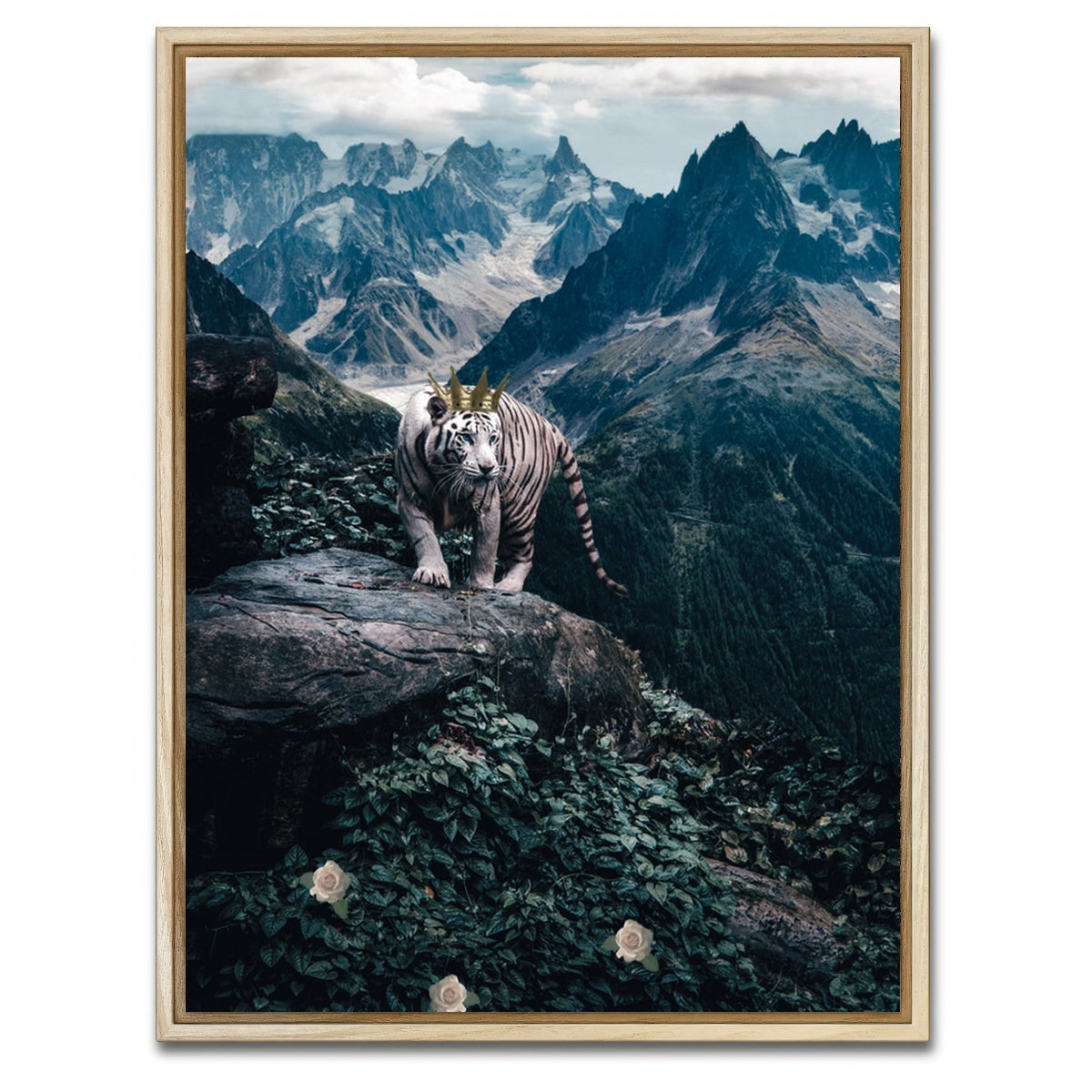 AUTO-MOCKUP WHITE | King of the Valley | 1 Piece | Natural Framed Canvas | group=3x4