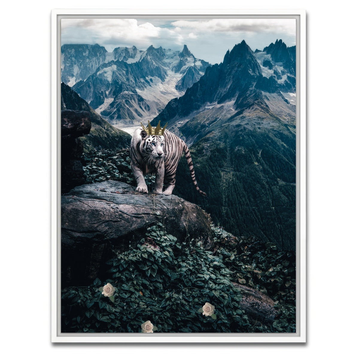 AUTO-MOCKUP WHITE | King of the Valley | 1 Piece | White Framed Canvas | group=3x4