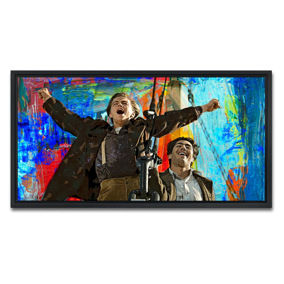 AUTO-MOCKUP WHITE | King of the World | 1 Piece | Black Framed Canvas | group=2x1