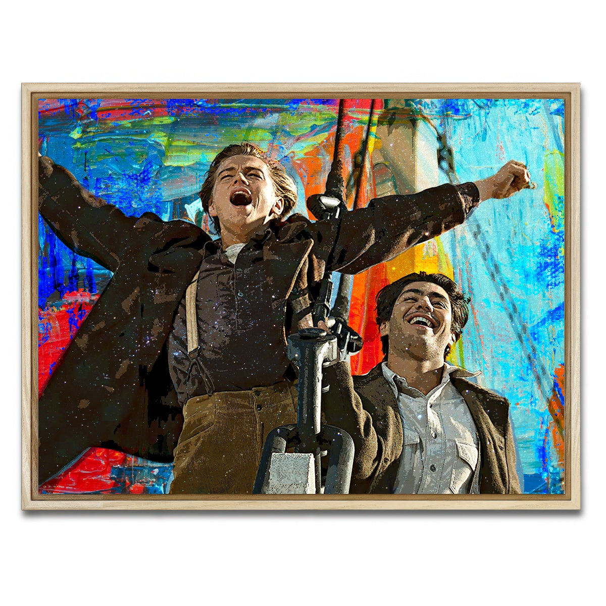 AUTO-MOCKUP WHITE | King of the World | 1 Piece | Natural Framed Canvas | group=4x3