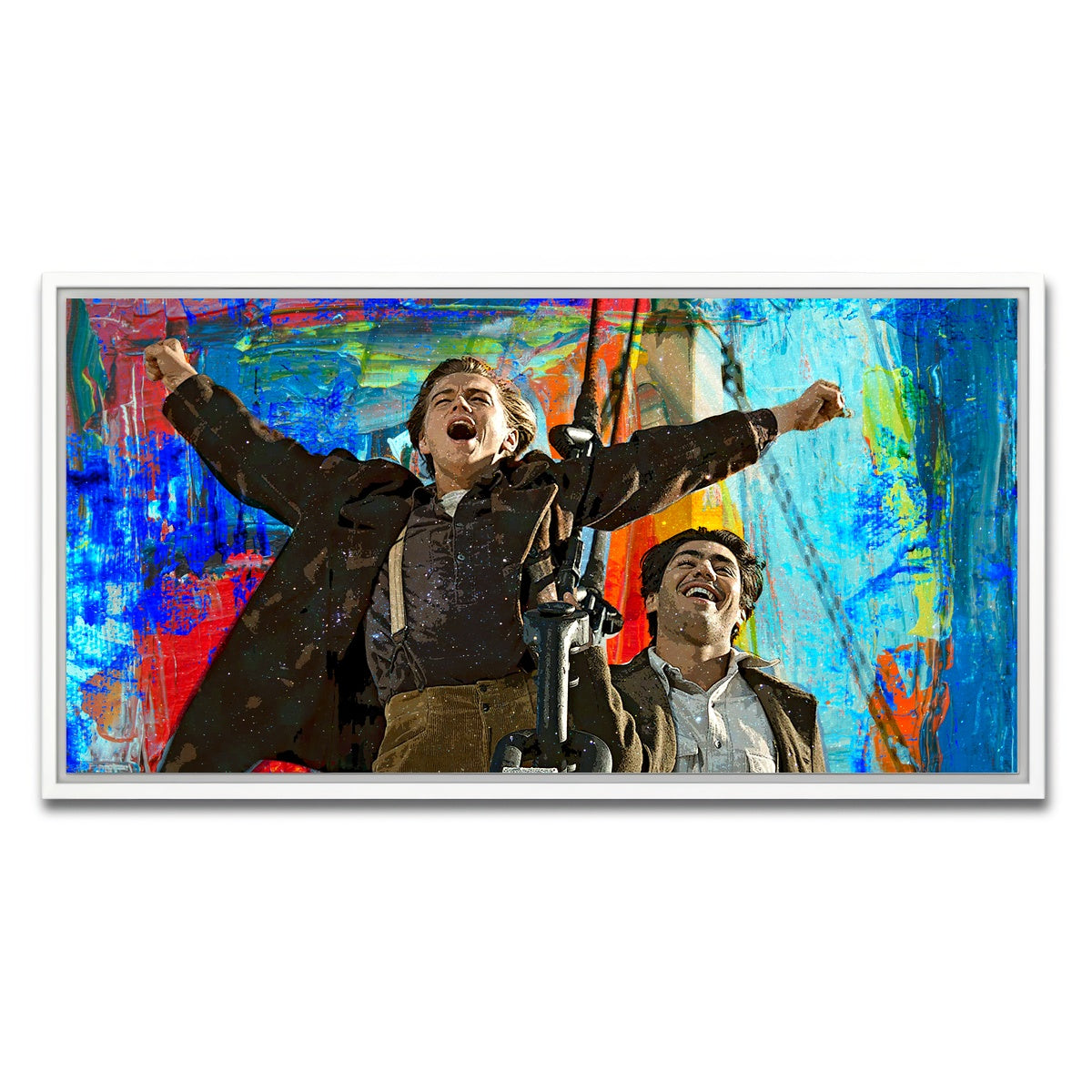 AUTO-MOCKUP WHITE | King of the World | 1 Piece | White Framed Canvas | group=2x1