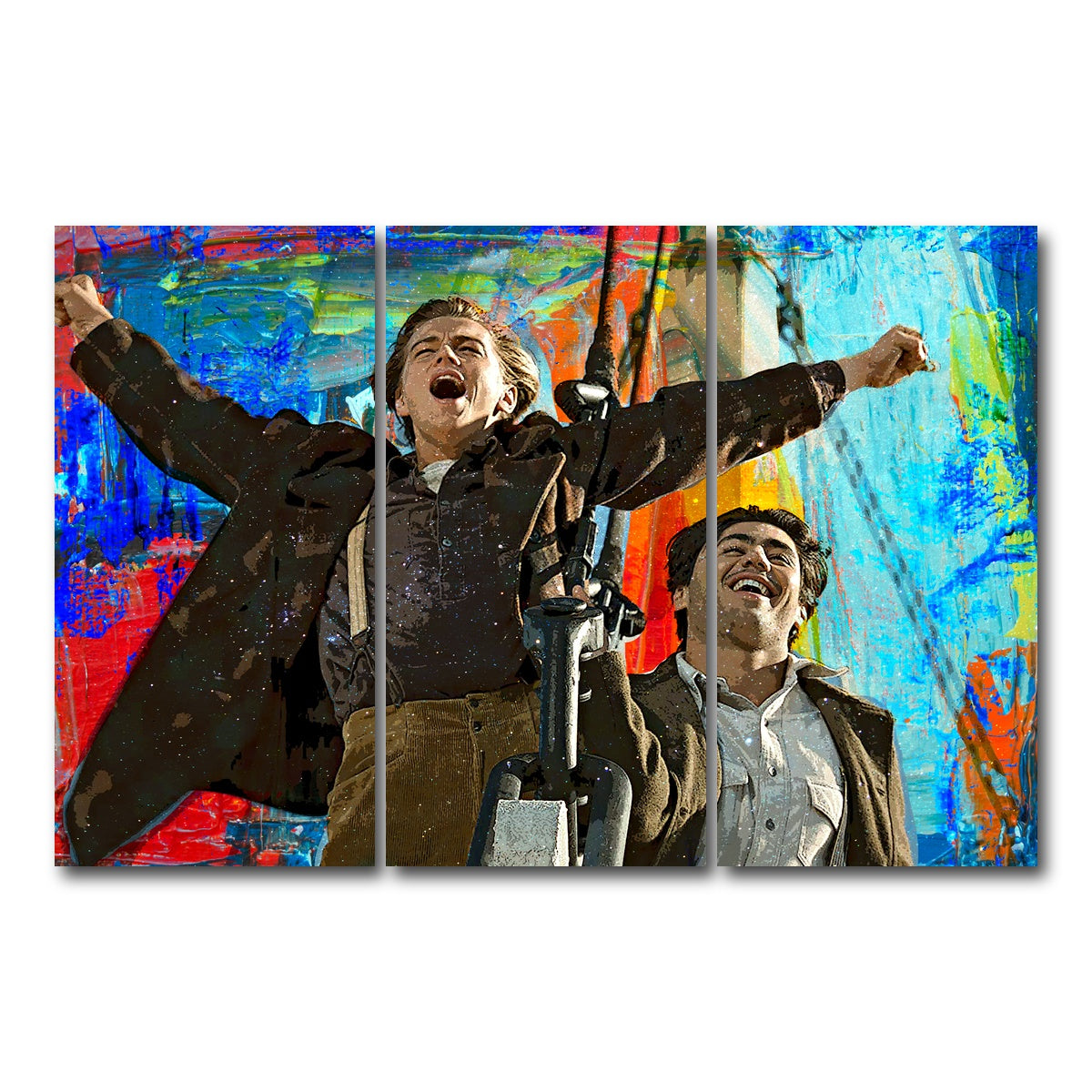 AUTO-MOCKUP WHITE | King of the World | 3 Piece | Gallery Wrap Canvas | group=12x24