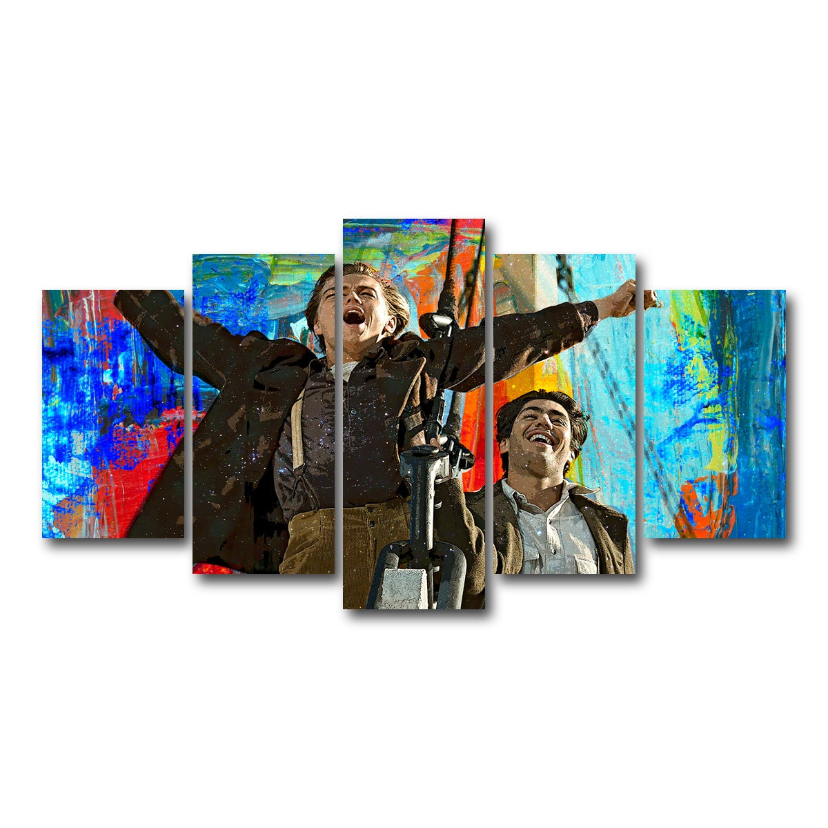 AUTO-MOCKUP WHITE | King of the World | 5 Piece | Gallery Wrap Canvas | group=5_normal