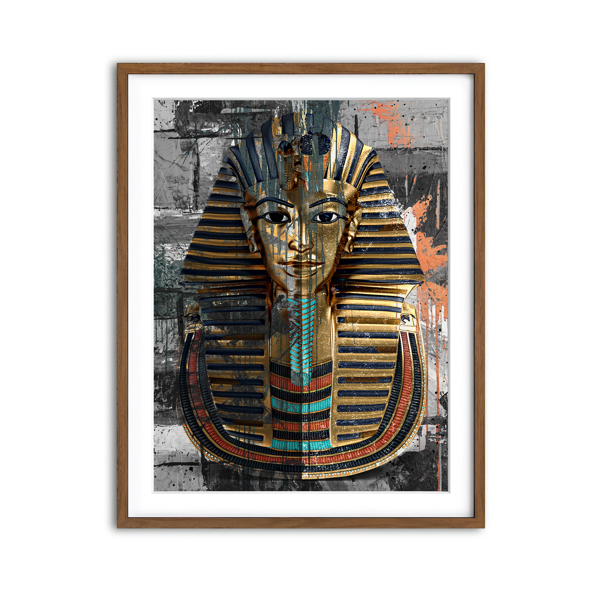 Framed Print 3x4 Walnut