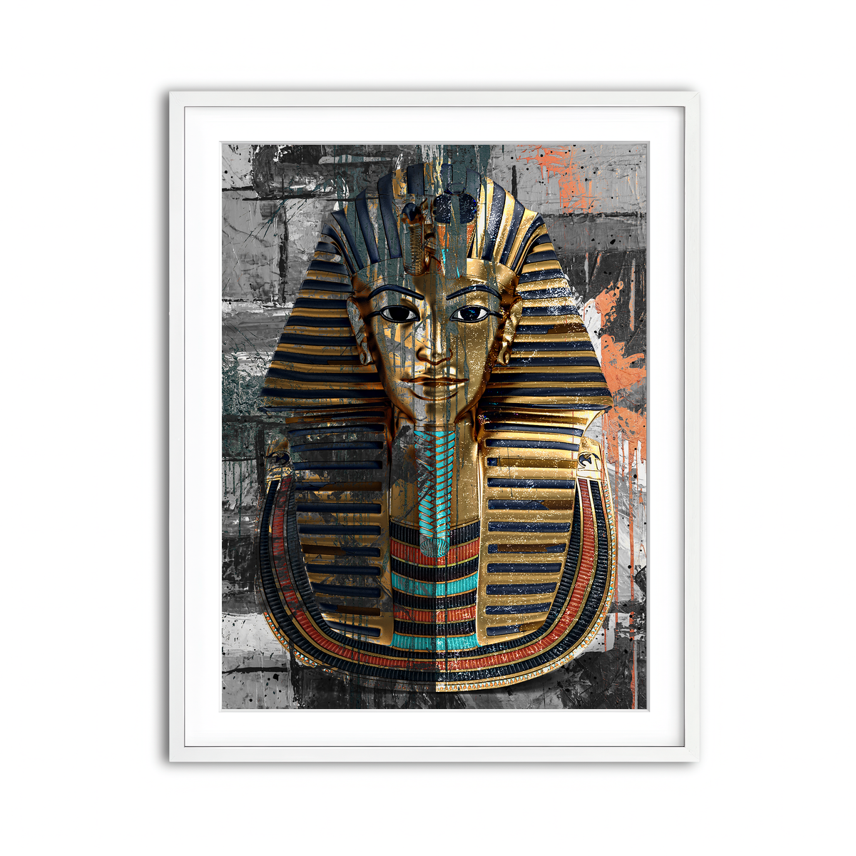 Framed Print 3x4 White