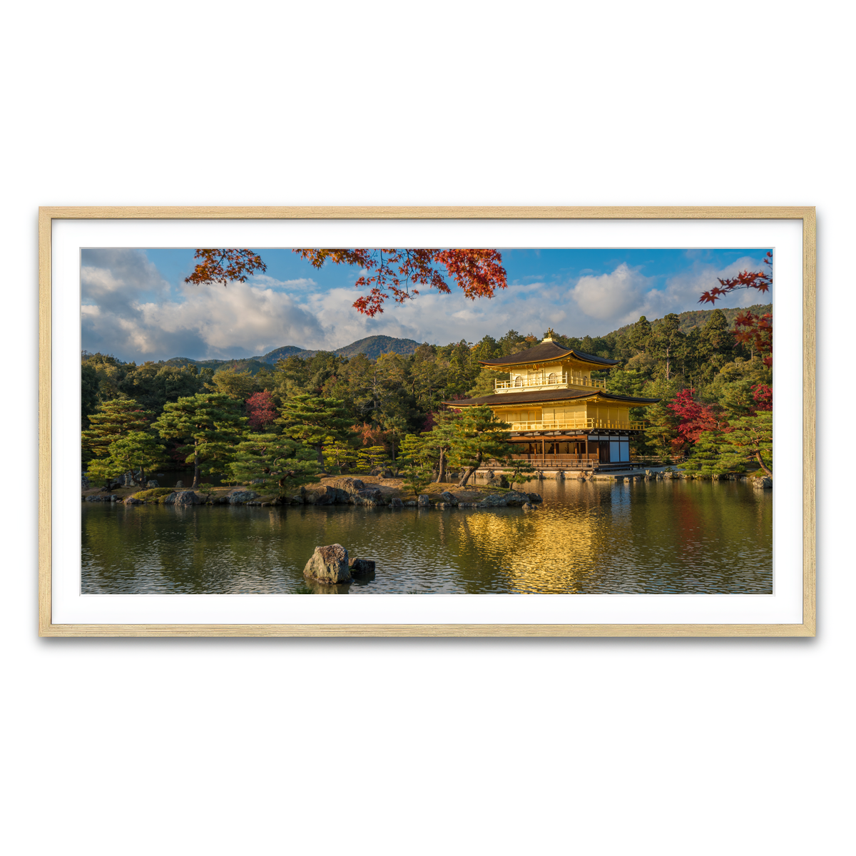 Framed Print 2x1 Natural