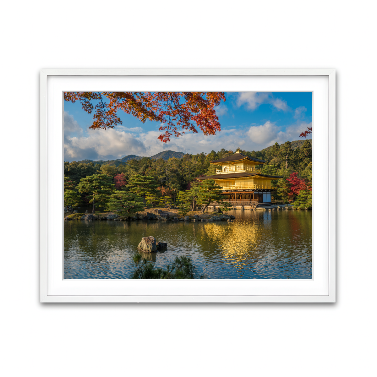 Framed Print 4x3 White