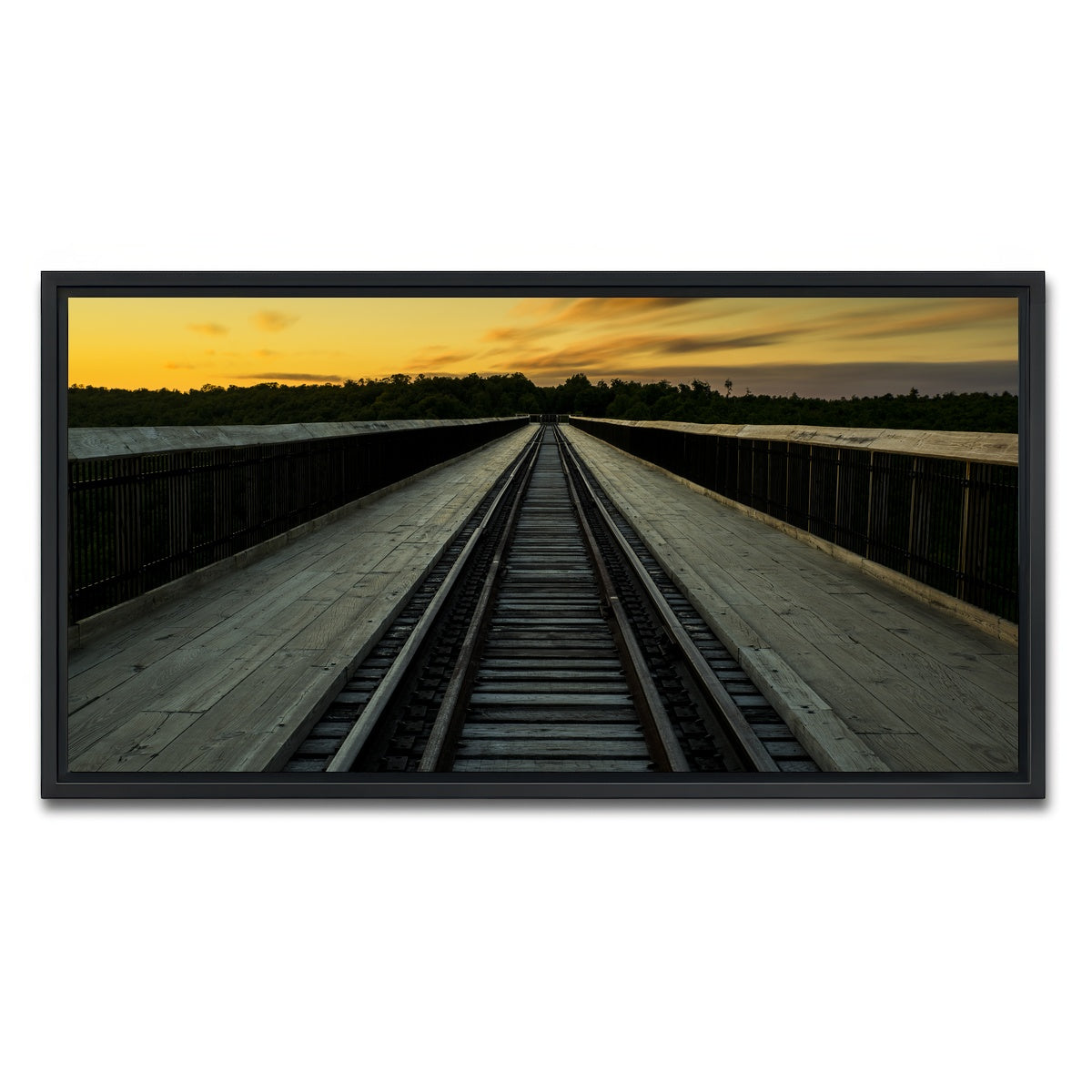 AUTO-MOCKUP WHITE | Kinzua Bridge | 1 Piece | Black Framed Canvas | group=2x1