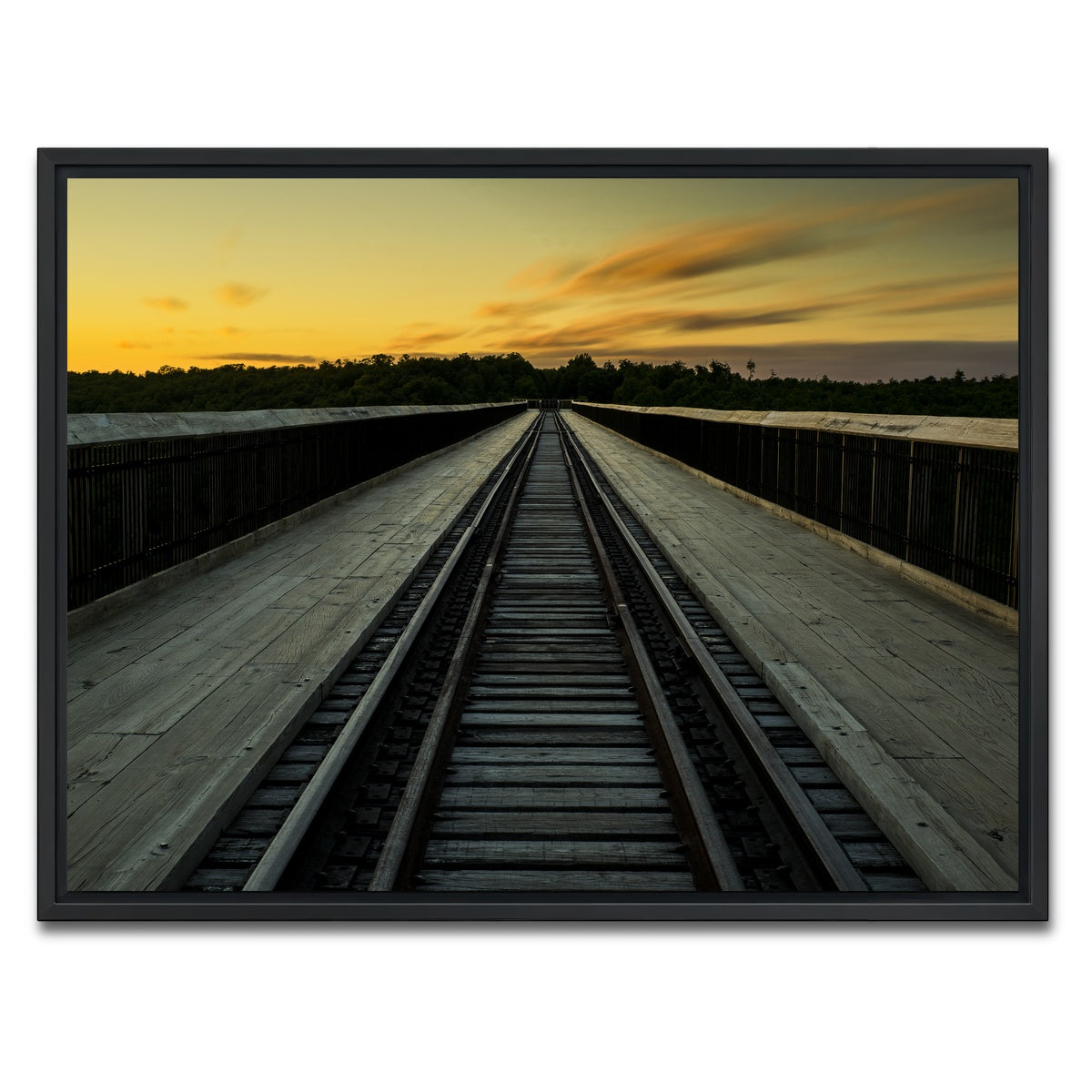 AUTO-MOCKUP WHITE | Kinzua Bridge | 1 Piece | Black Framed Canvas | group=4x3
