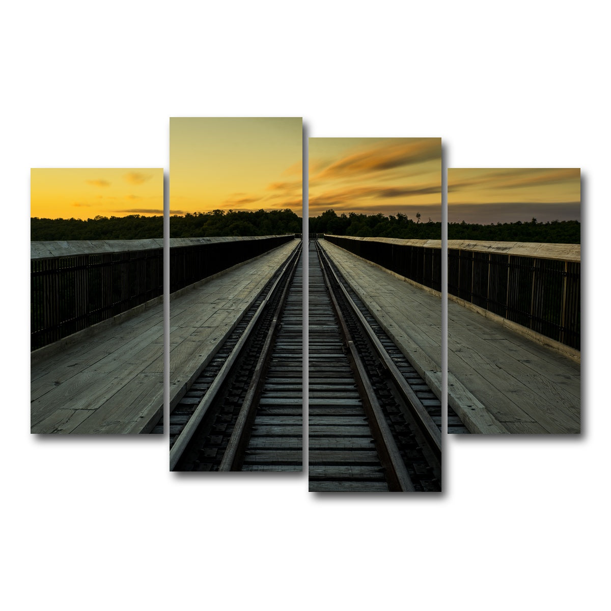 AUTO-MOCKUP WHITE | Kinzua Bridge | 4 Piece | Gallery Wrap Canvas | group=4_short