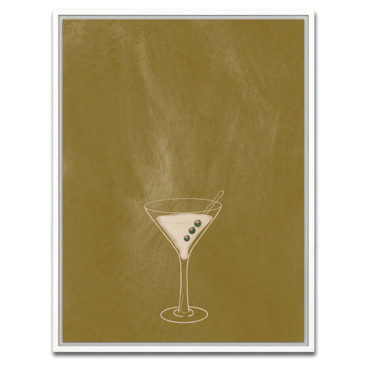 AUTO-MOCKUP WHITE | Kiss French Variant 1 | 1 Piece | White Framed Canvas | group=3x4