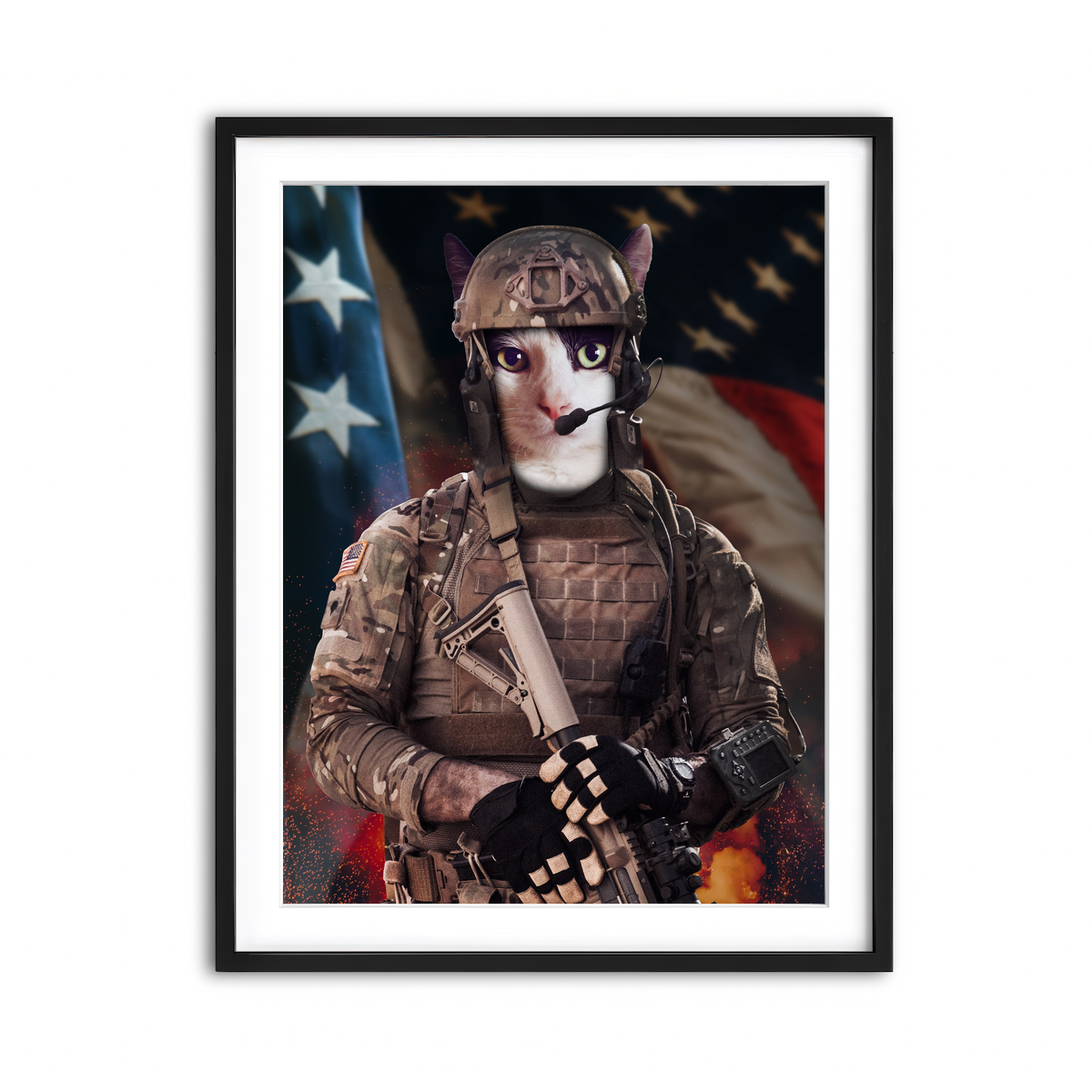 Framed Print 3x4 Black