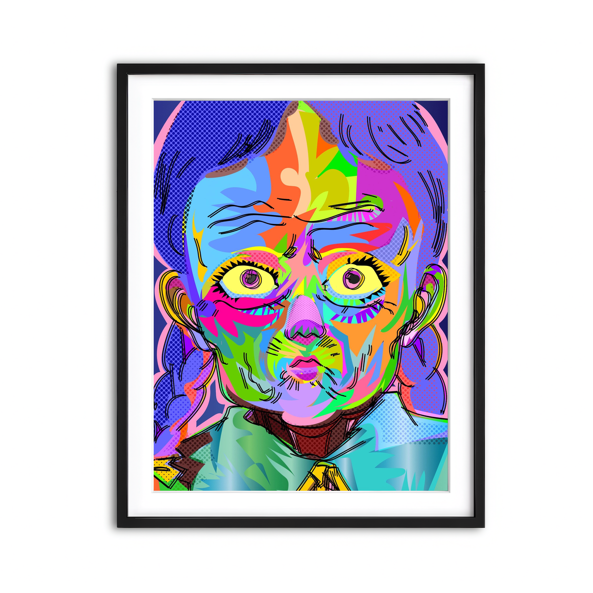 Framed Print 3x4 Black