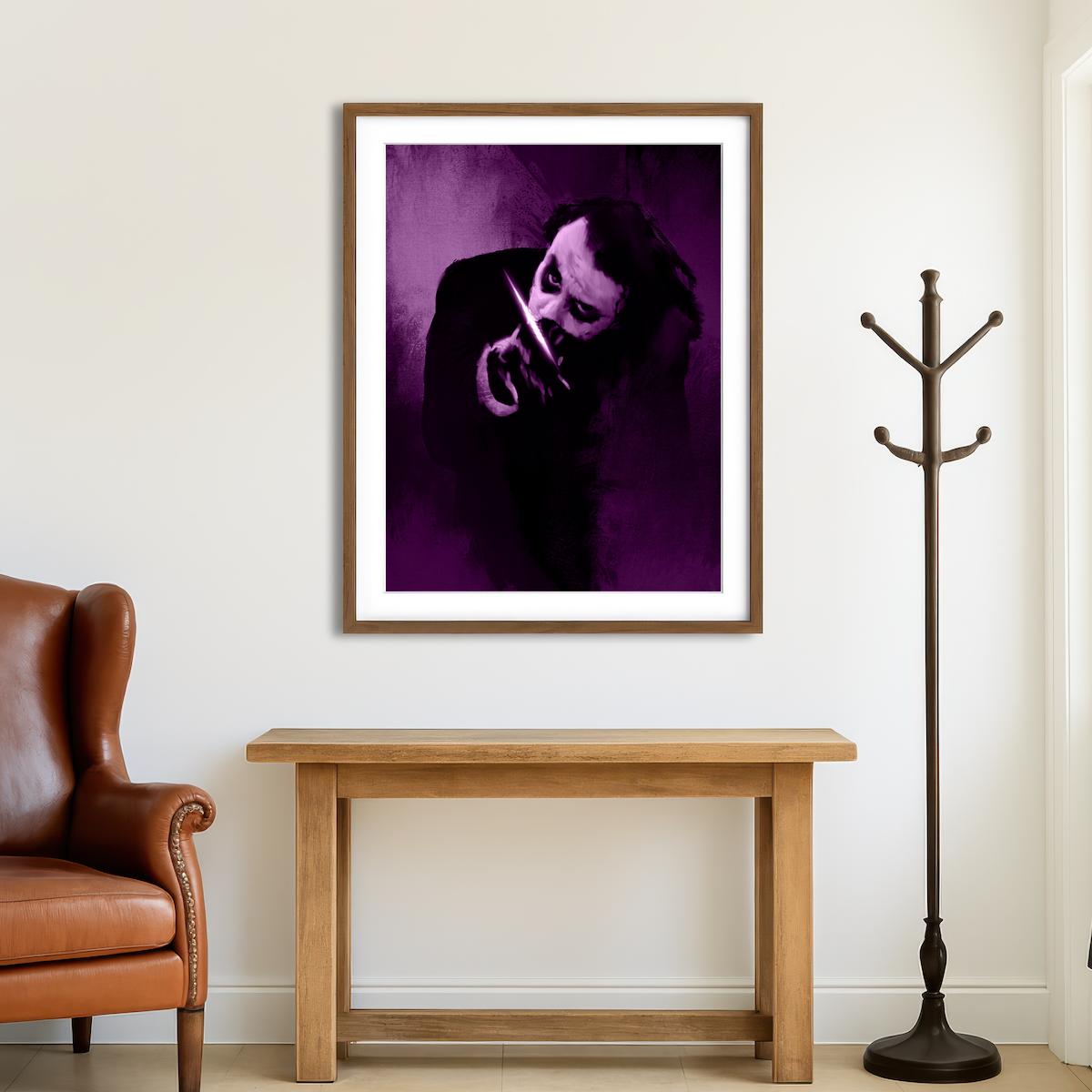 AUTO-MOCKUP ROOM | Knife Clown Wall Art