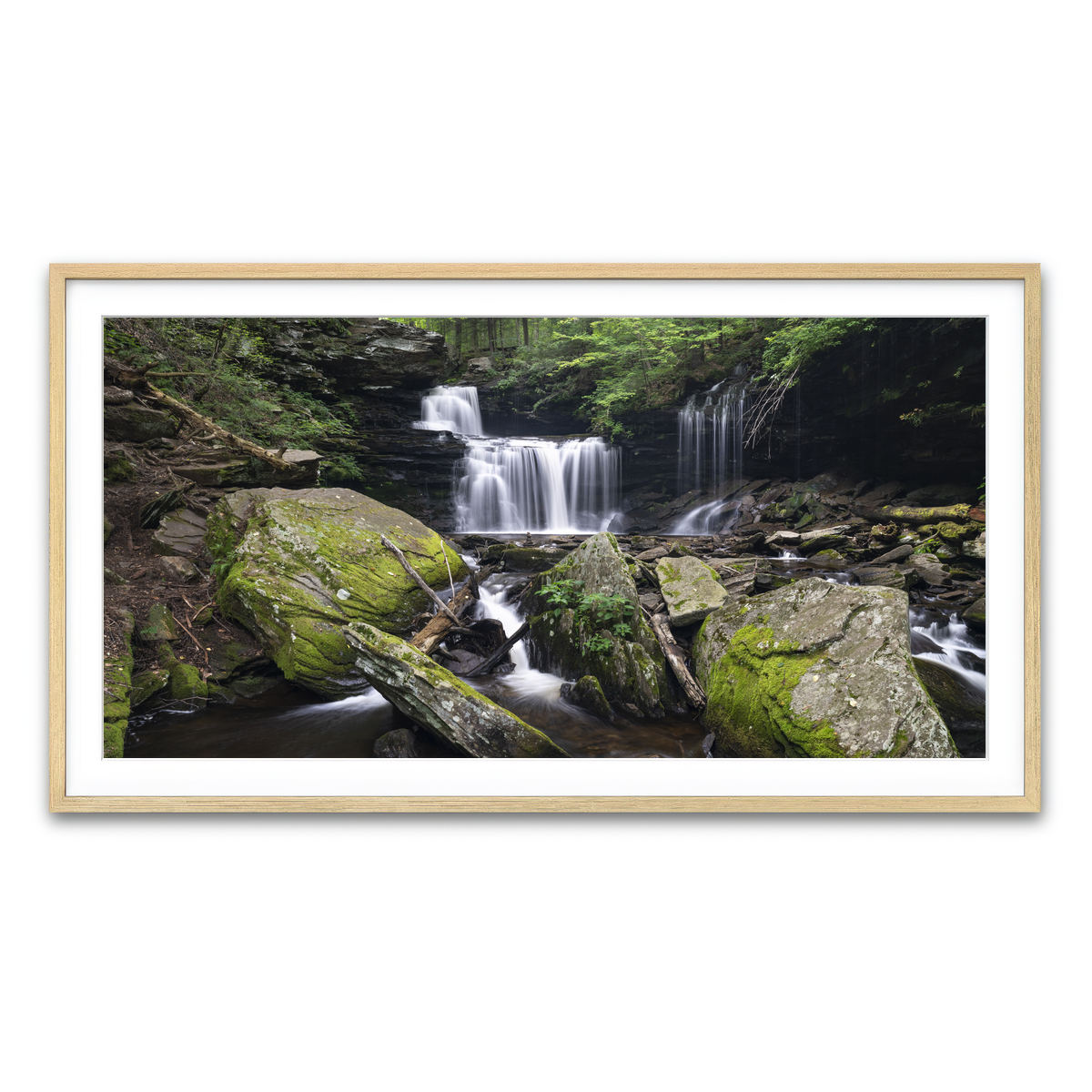 Framed Print 2x1 Natural