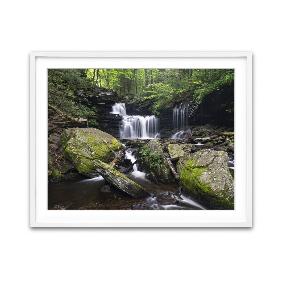 Framed Print 4x3 White