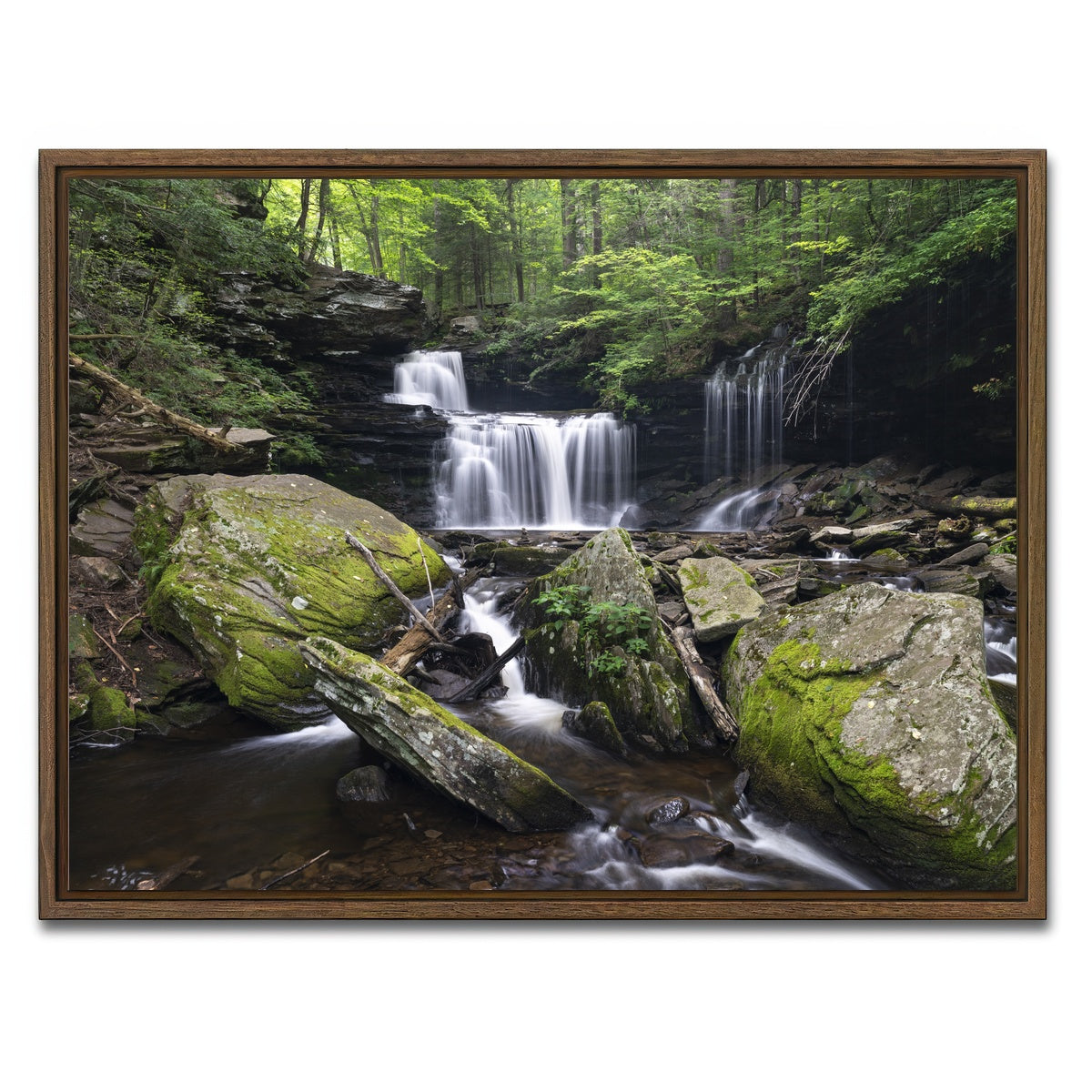 AUTO-MOCKUP WHITE | Knifes Edge | 1 Piece | Walnut Framed Canvas | group=4x3