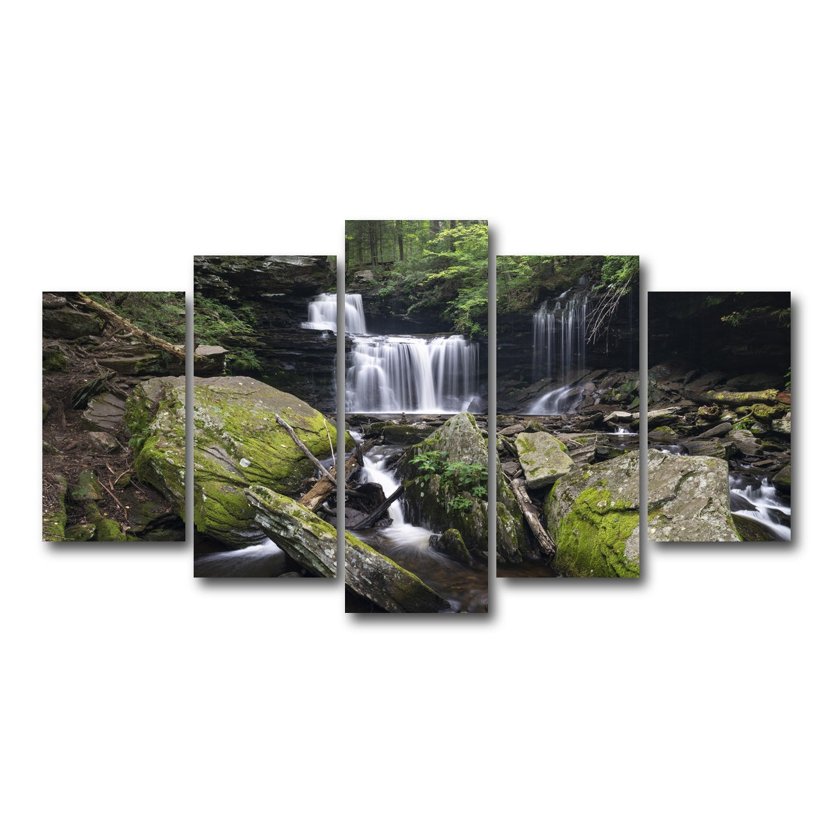AUTO-MOCKUP WHITE | Knifes Edge | 5 Piece | Gallery Wrap Canvas | group=5_normal