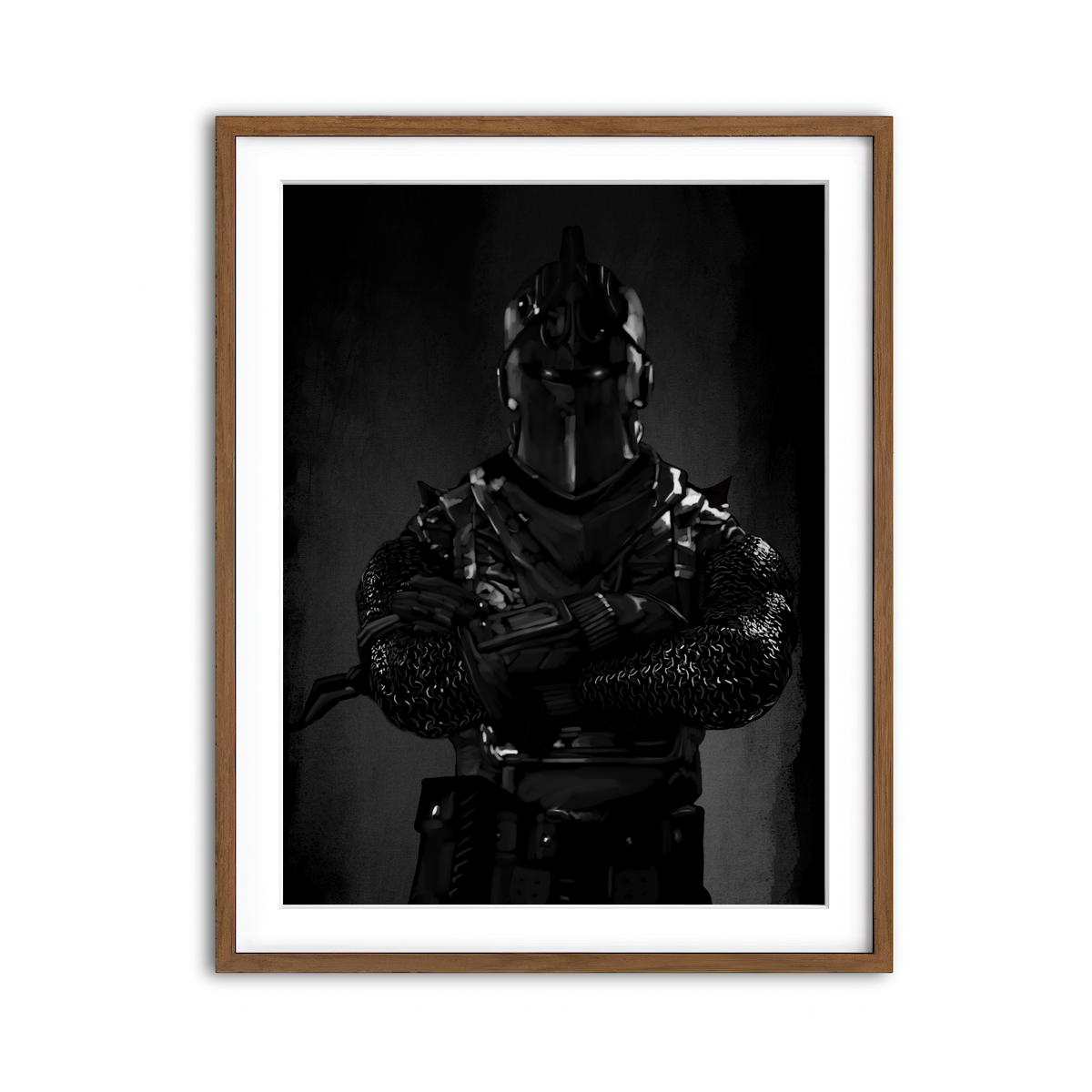 Framed Print 3x4 Walnut