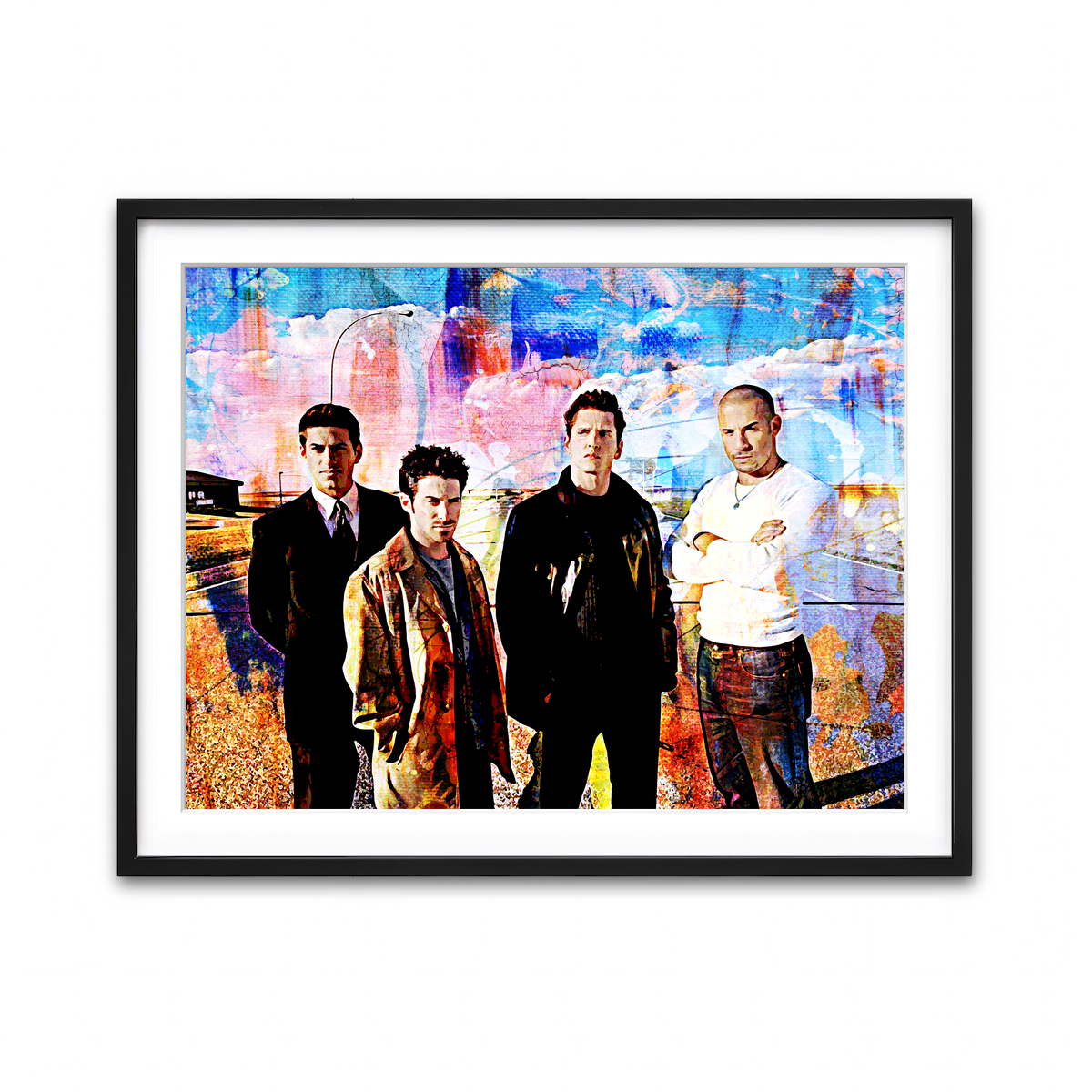 Framed Print 4x3 Black