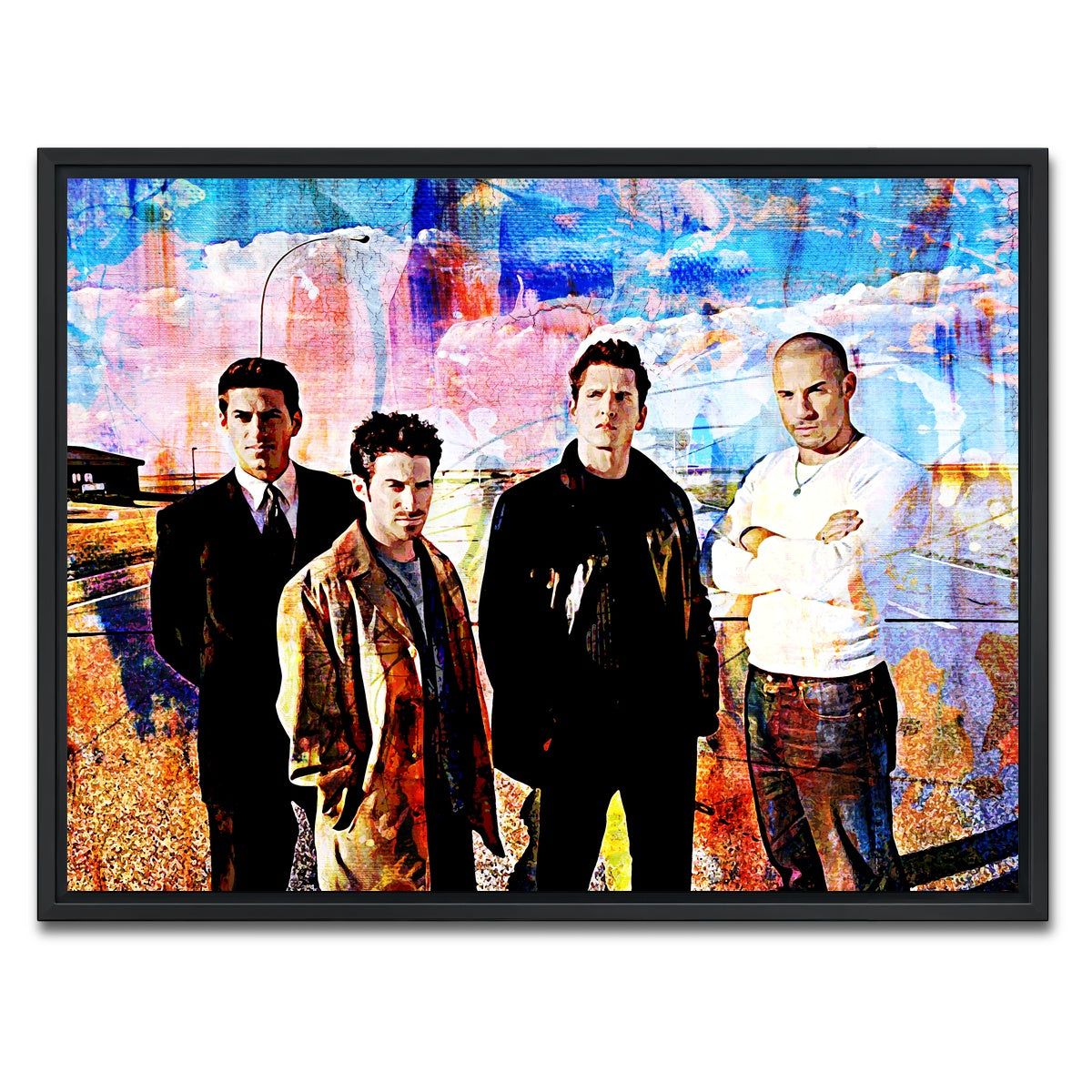 AUTO-MOCKUP WHITE | Knockaround Guys | 1 Piece | Black Framed Canvas | group=4x3