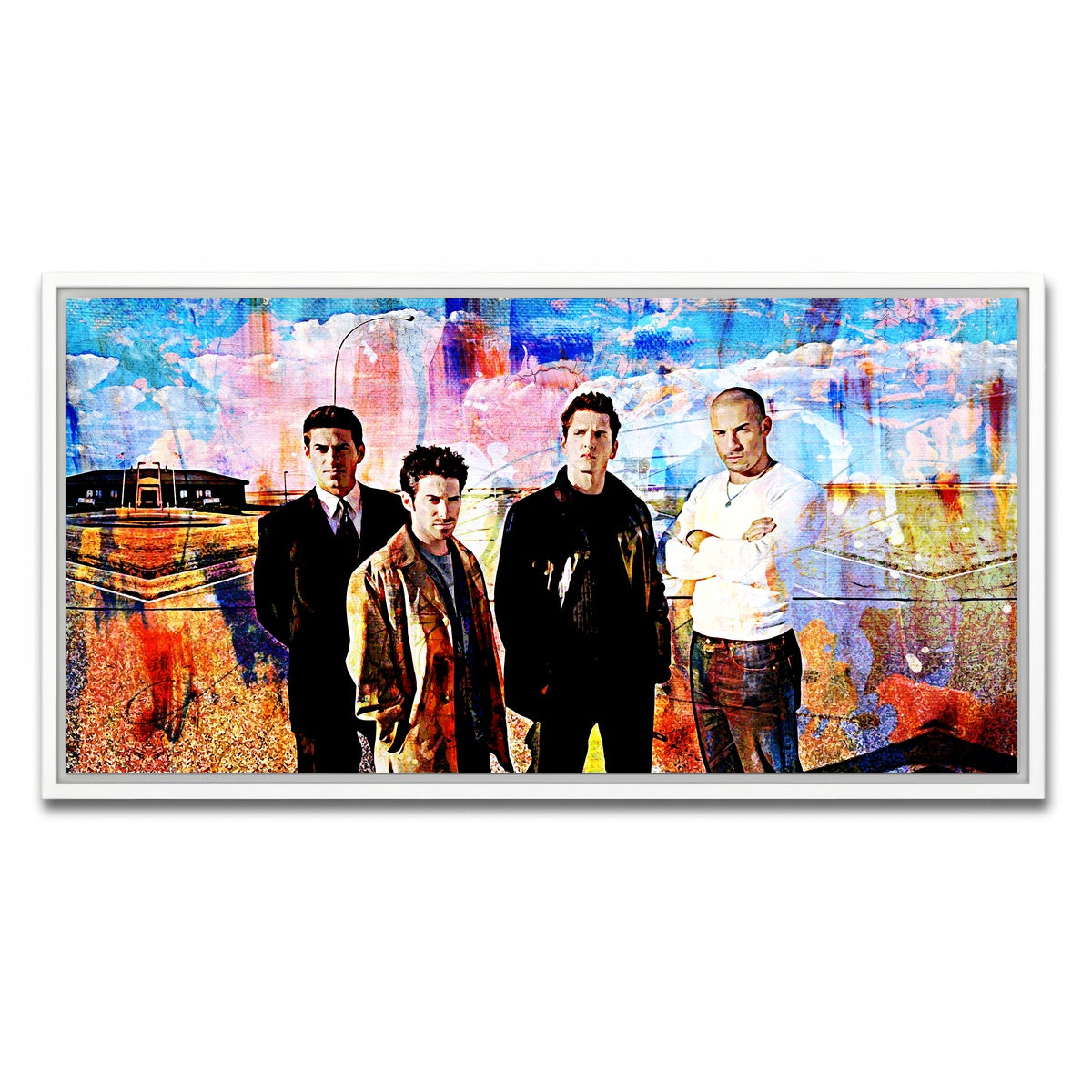 AUTO-MOCKUP WHITE | Knockaround Guys | 1 Piece | White Framed Canvas | group=2x1