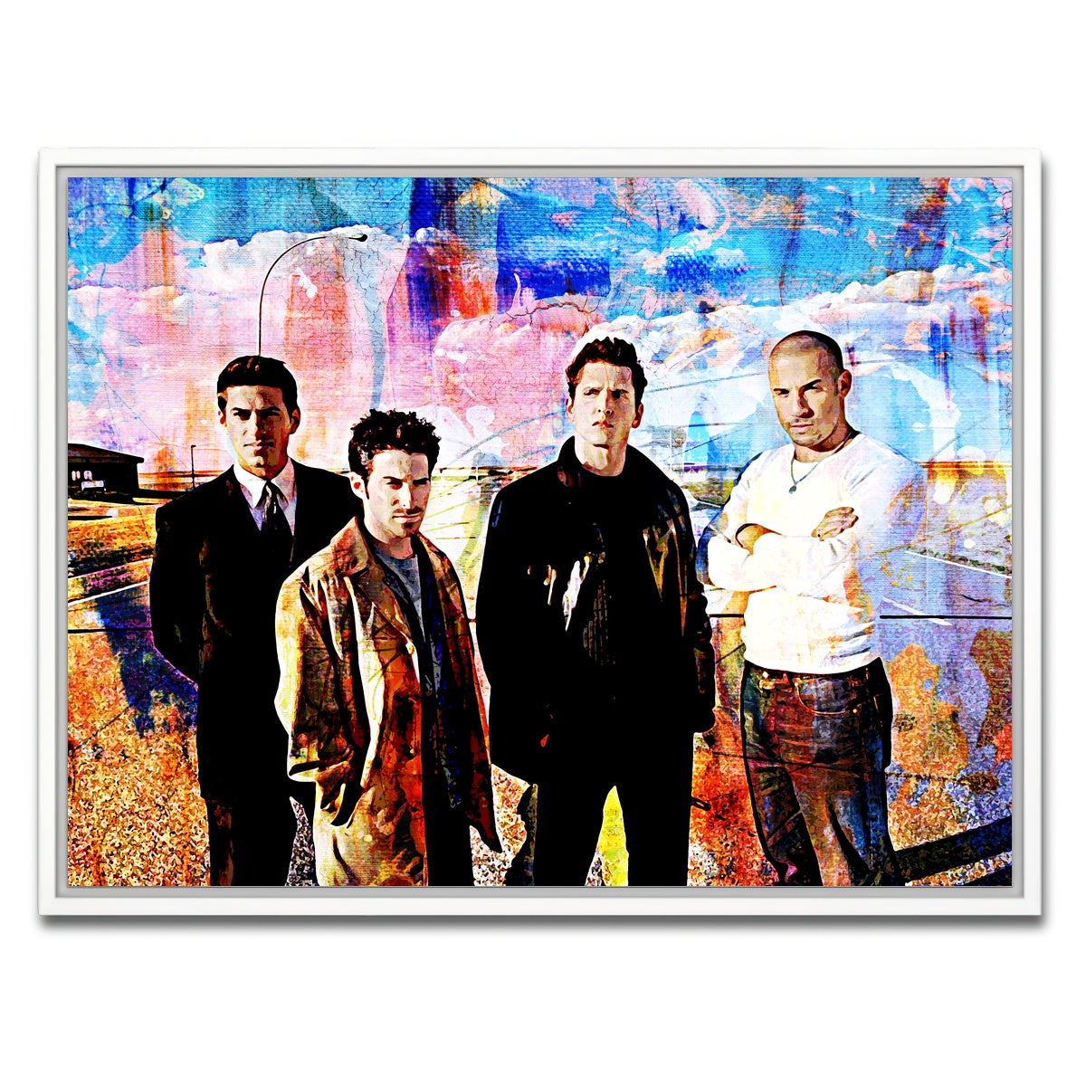 AUTO-MOCKUP WHITE | Knockaround Guys | 1 Piece | White Framed Canvas | group=4x3
