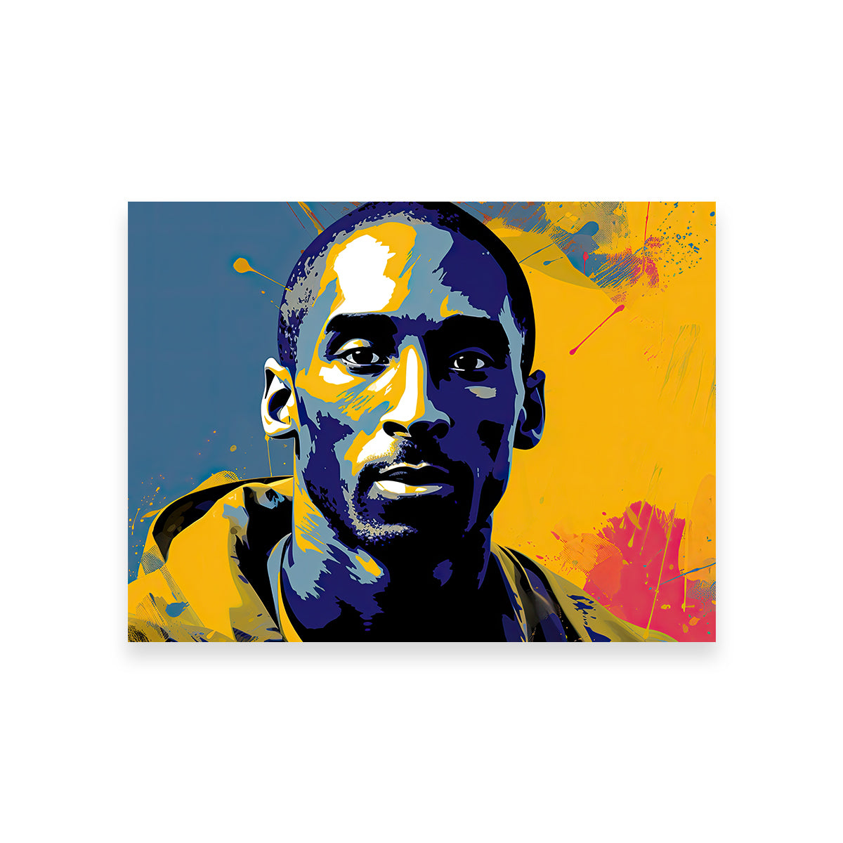 Kobe Warhol Style Wall Art