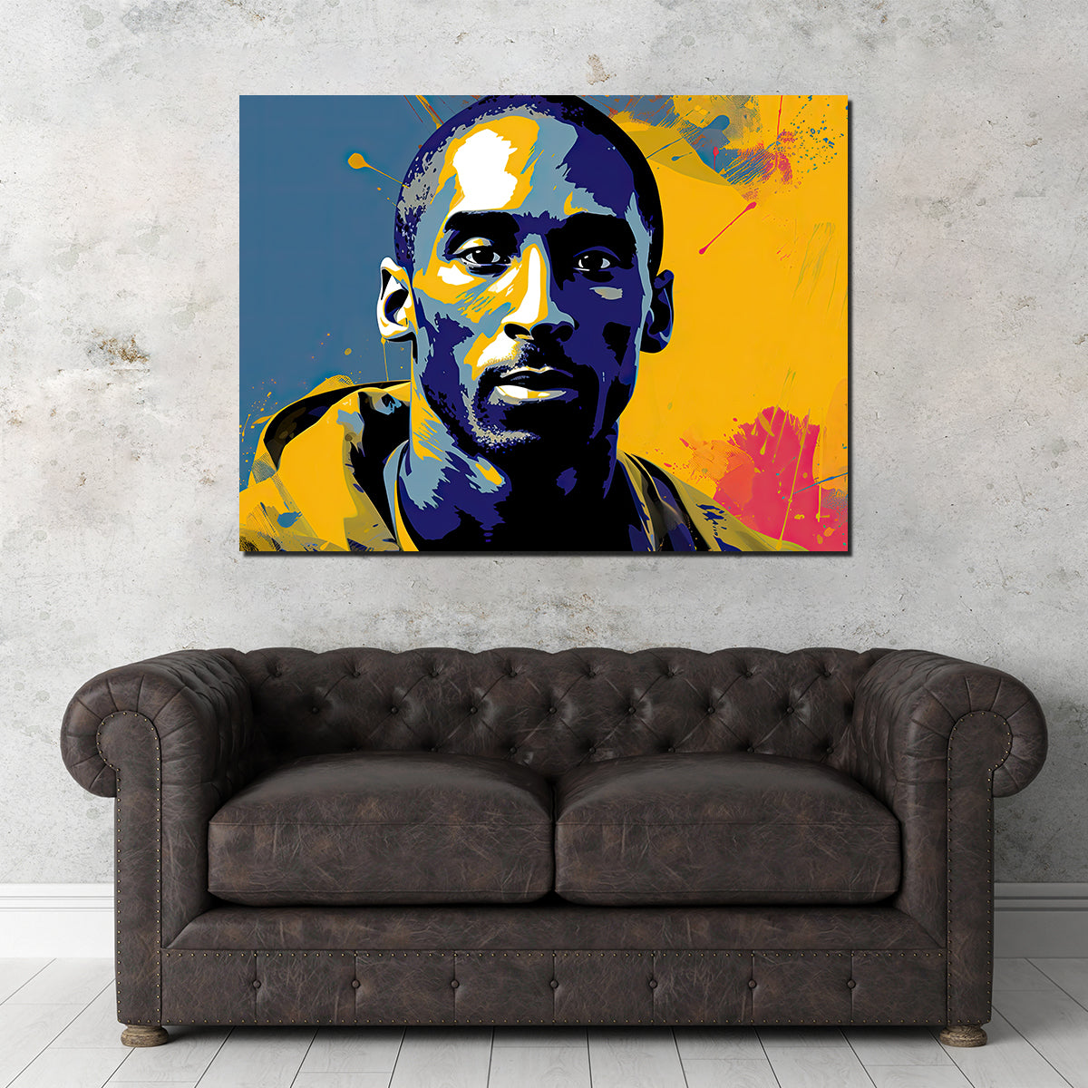 Kobe Warhol Style Wall Art