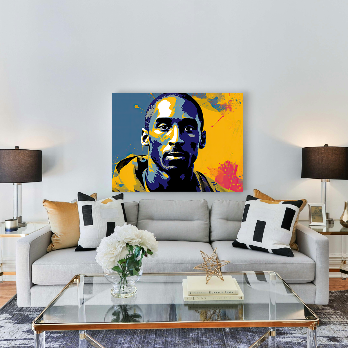Kobe Warhol Style Wall Art