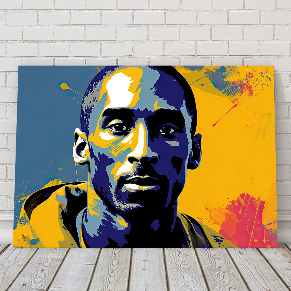 Kobe Warhol Style Wall Art