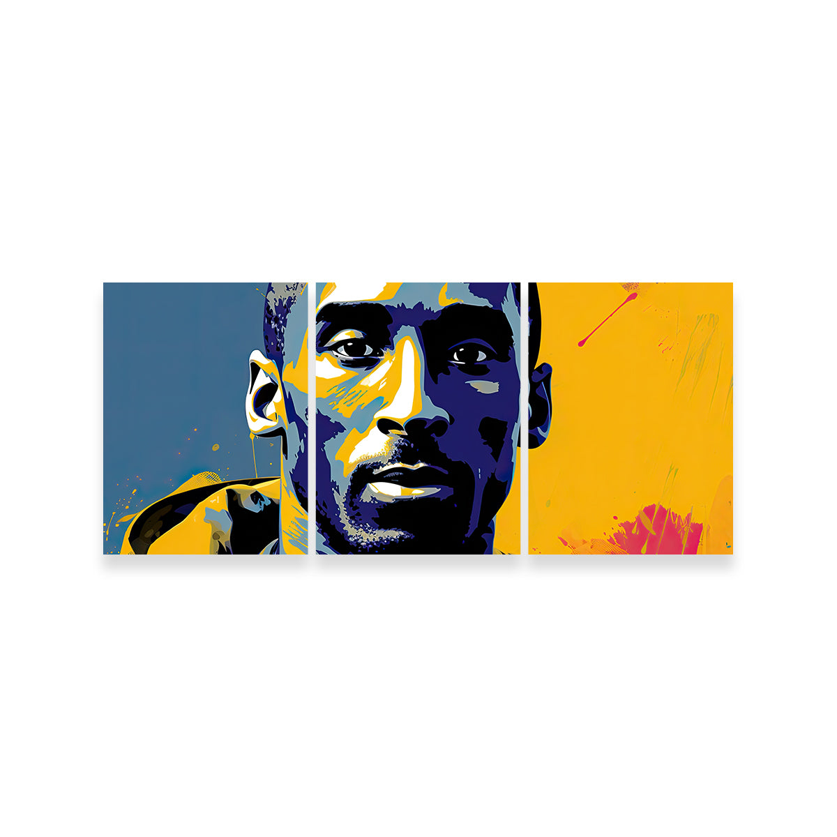 Kobe Warhol Style Wall Art