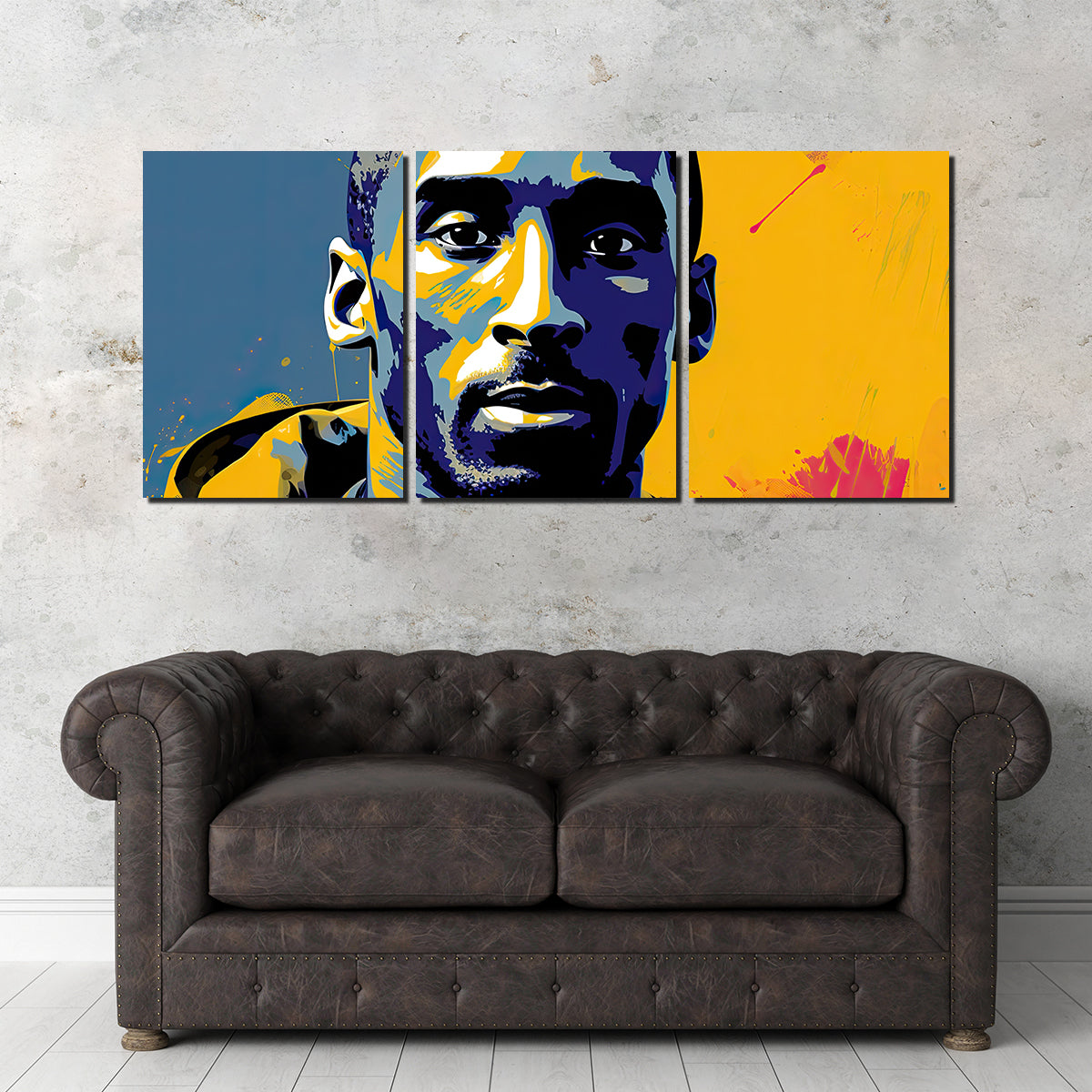 Kobe Warhol Style Wall Art