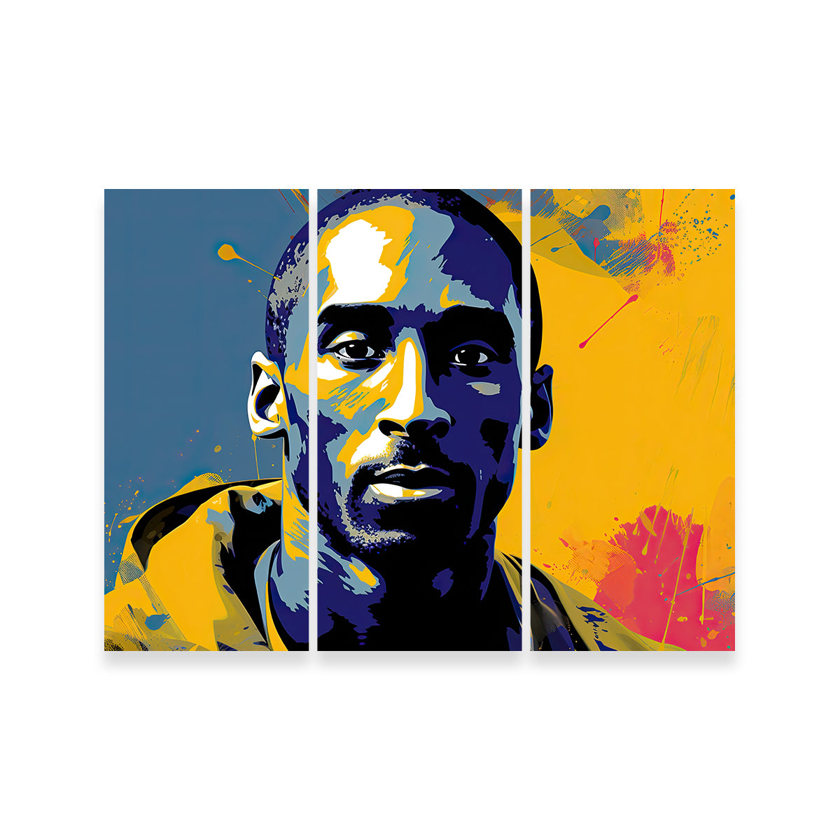 Kobe Warhol Style Wall Art