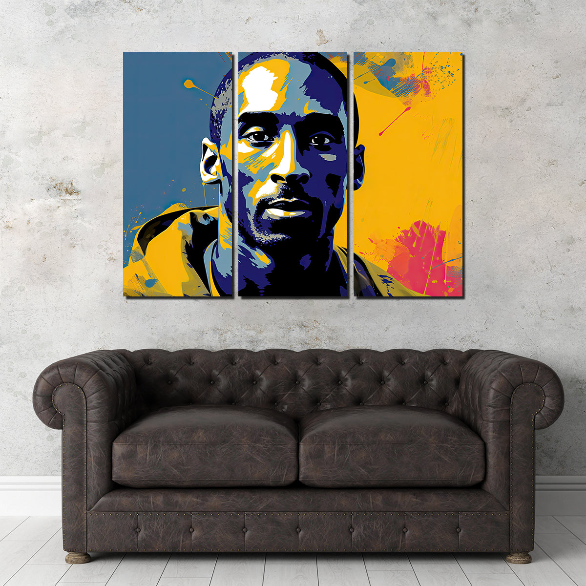 Kobe Warhol Style Wall Art