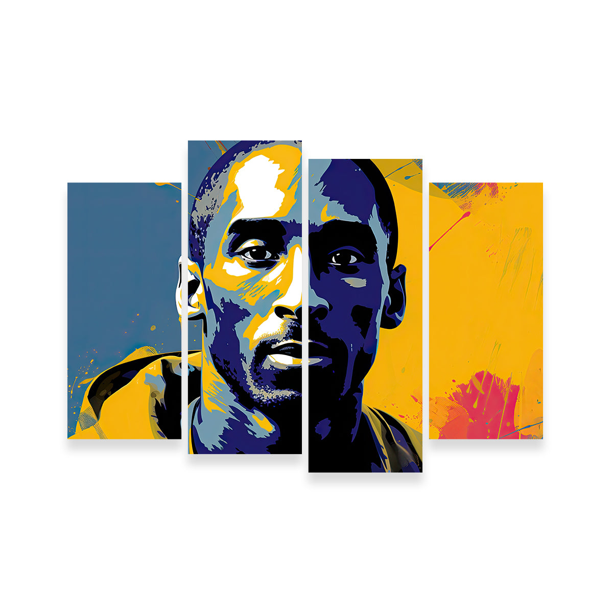 Kobe Warhol Style Wall Art