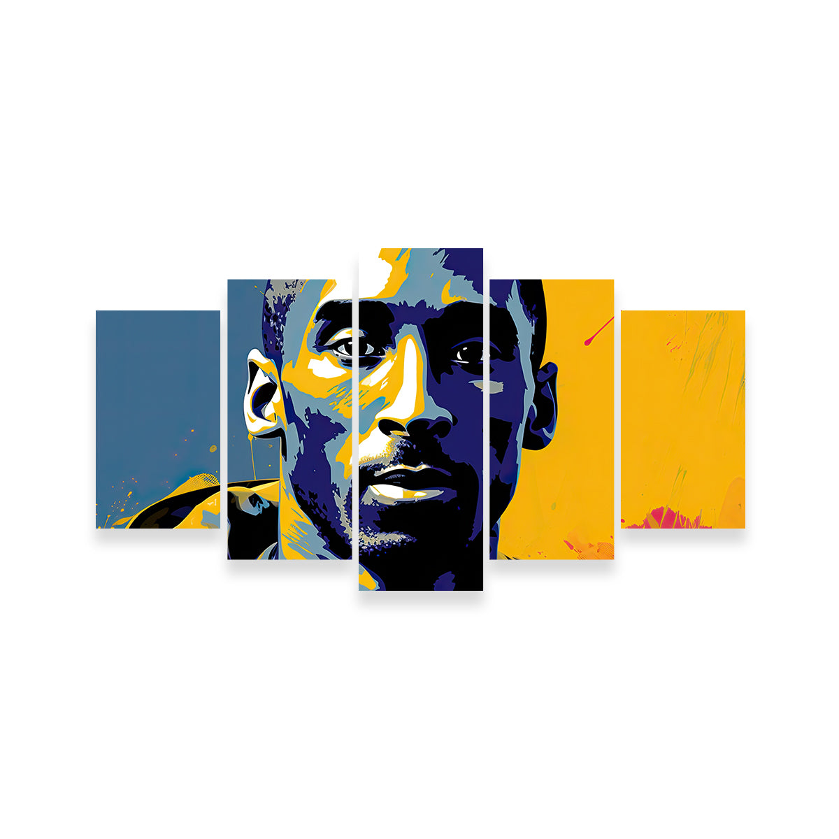 Kobe Warhol Style Wall Art