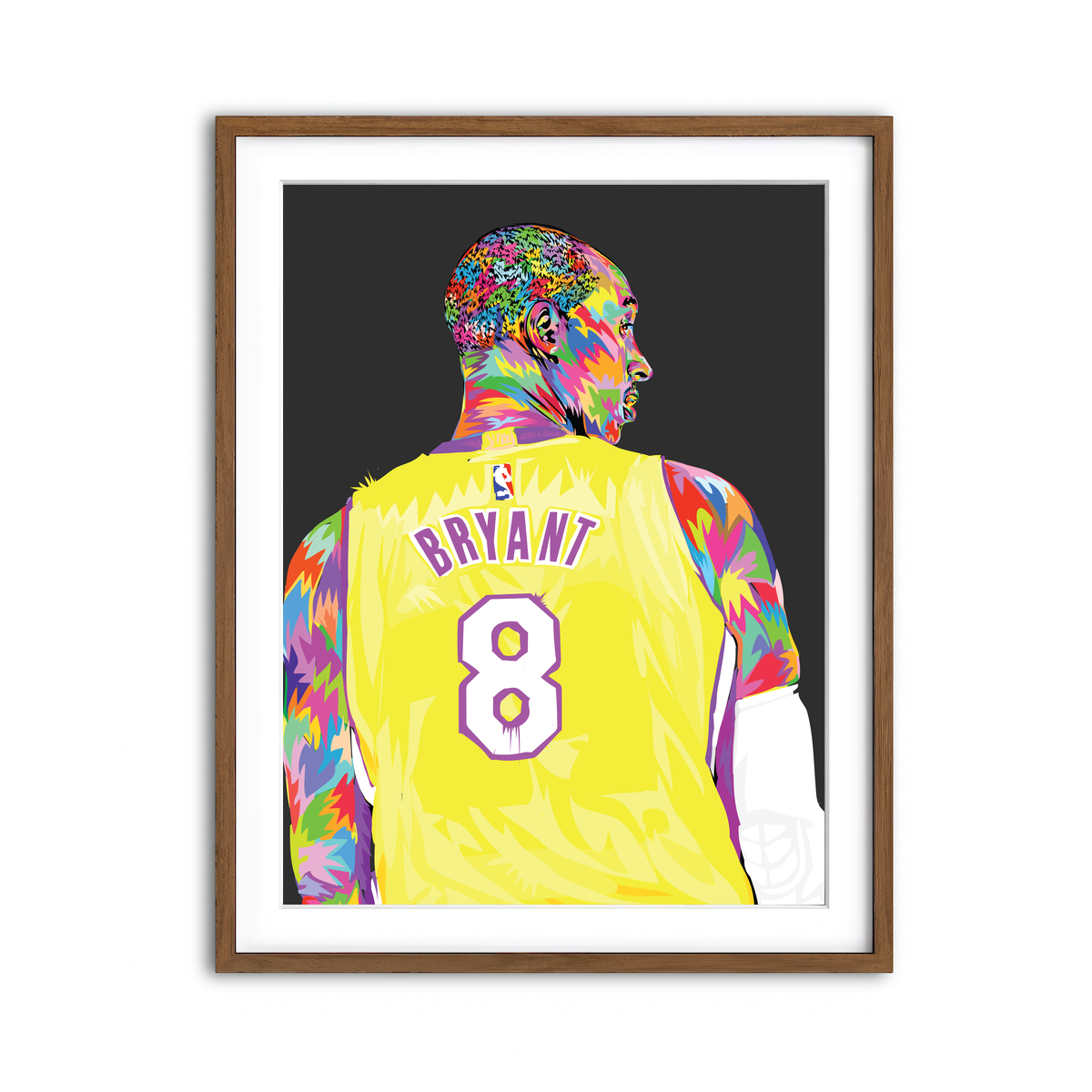 Framed Print 3x4 Walnut