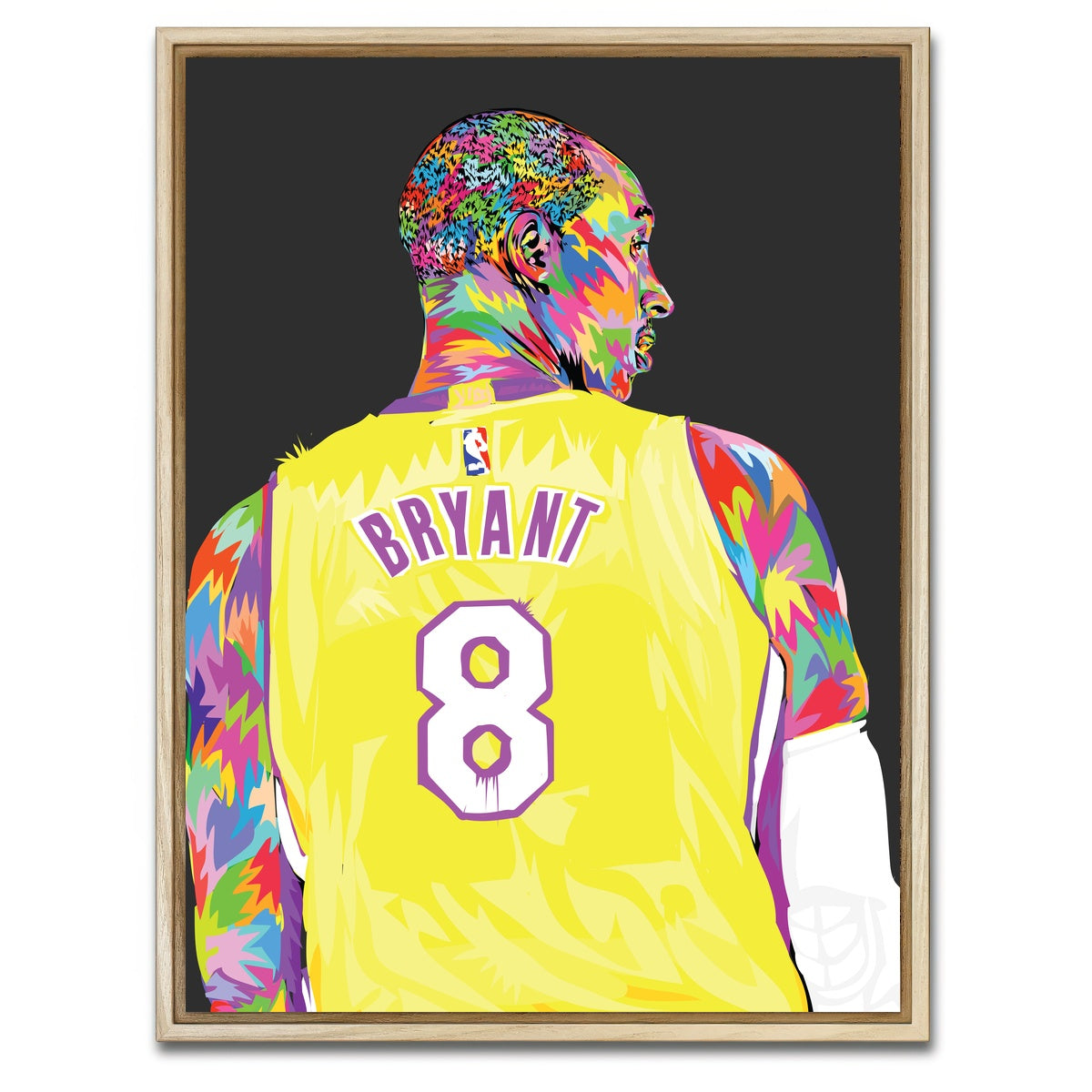 AUTO-MOCKUP WHITE | Kobe 2 | 1 Piece | Natural Framed Canvas | group=3x4