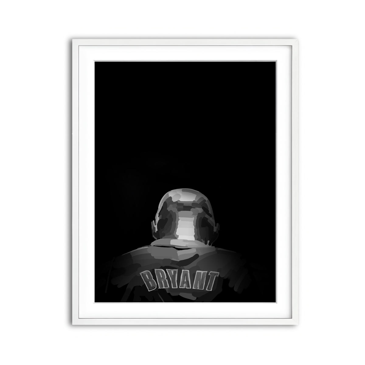 Framed Print 3x4 White