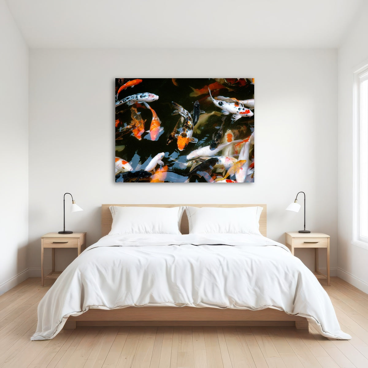 AUTO-MOCKUP ROOM | Koi Fish Swimming